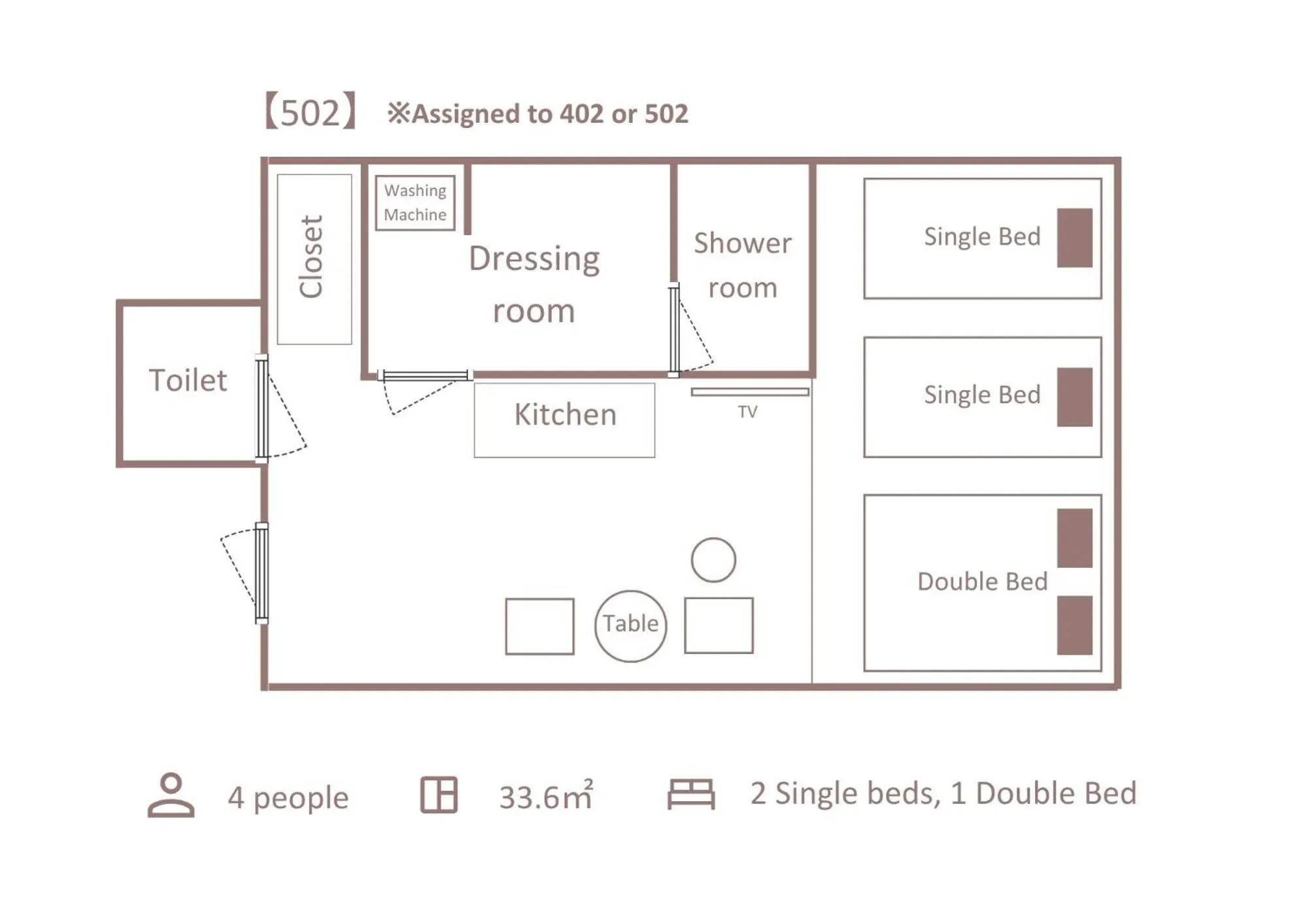 Floor plan in Minn Asakusa Kuramae North