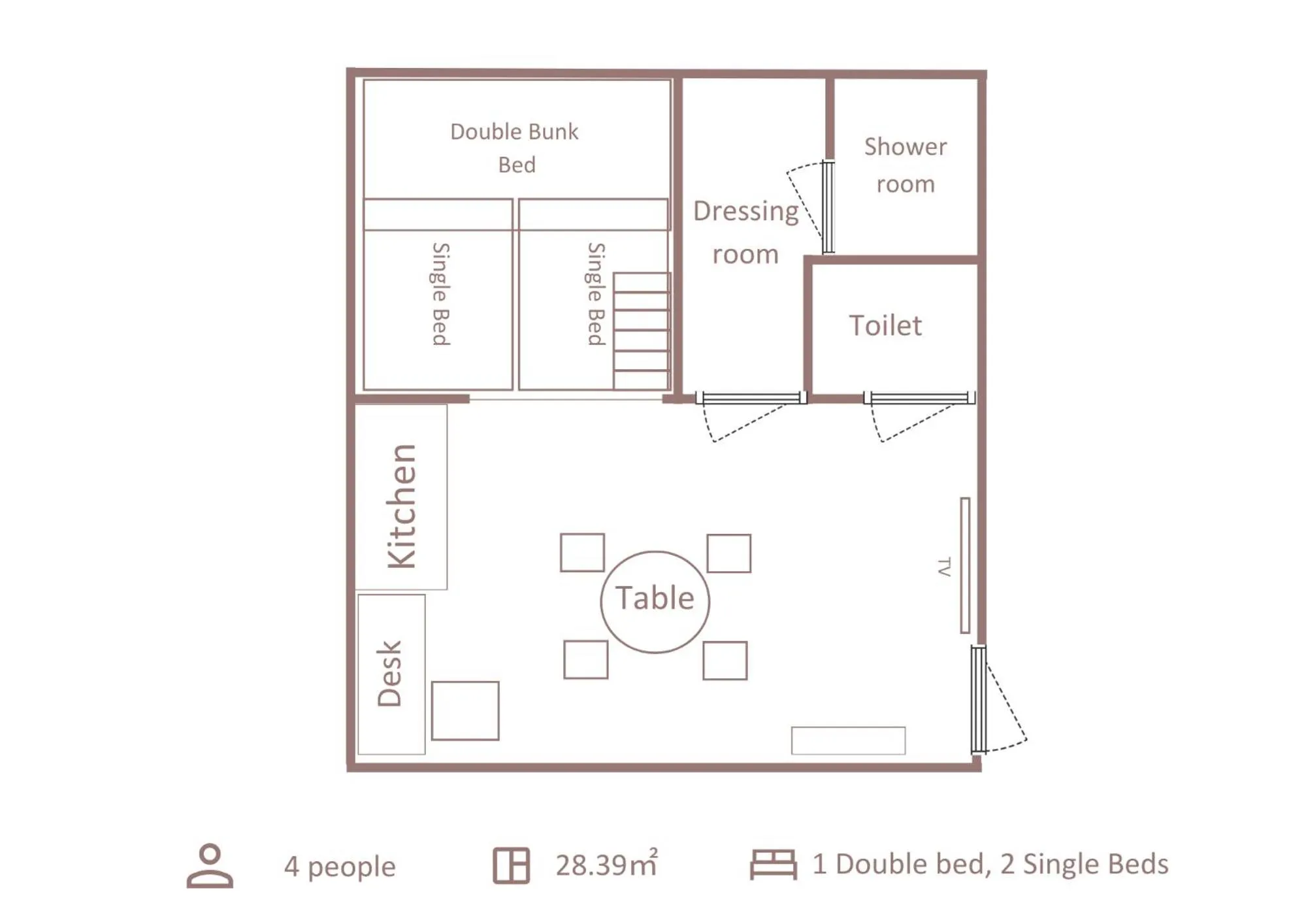 Floor plan in Minn Asakusa Kuramae North
