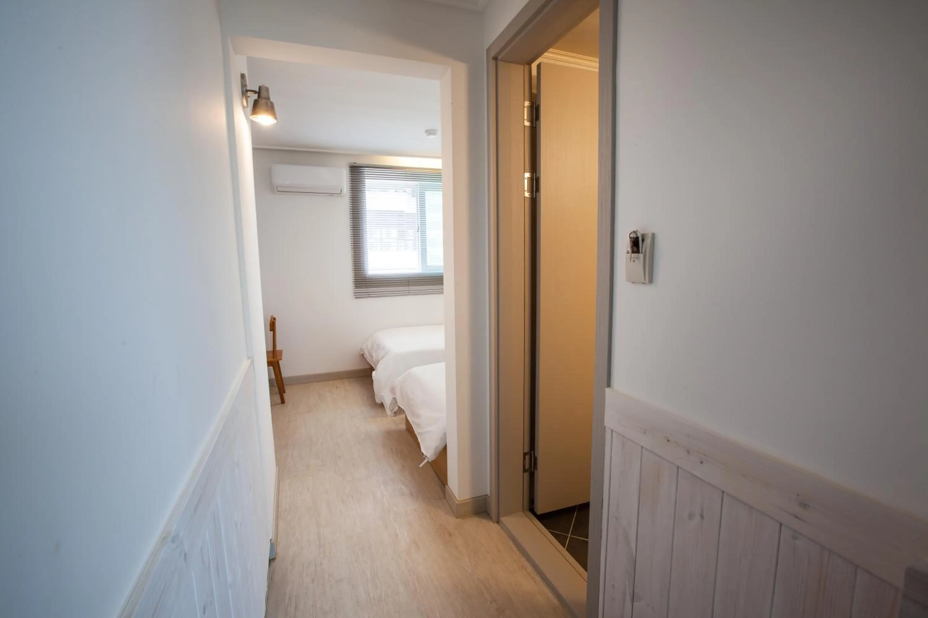 Bed in Petercat Hotel Shinchon