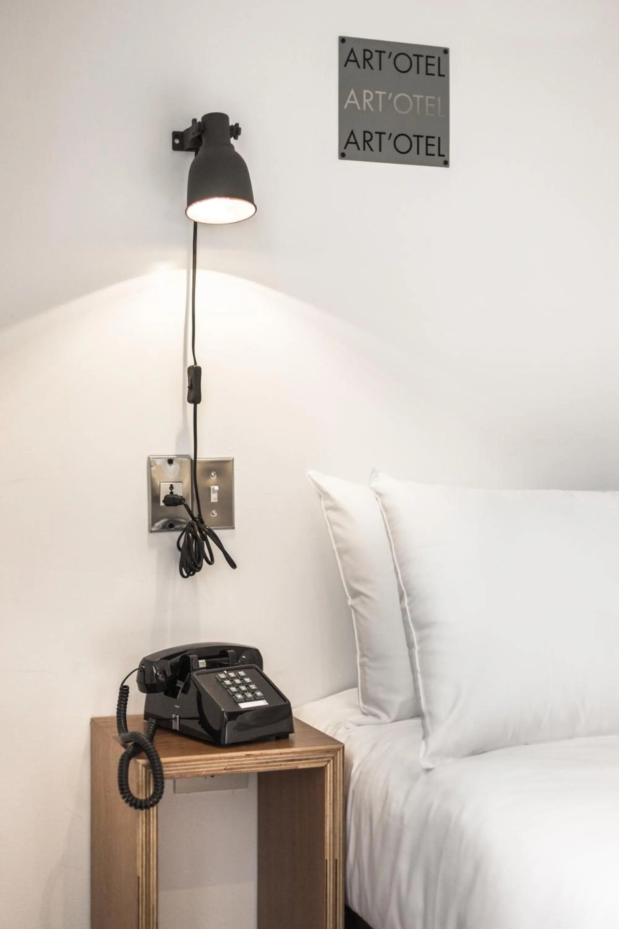 Decorative detail, Bed in ART'OTEL Ximending TAIPEI