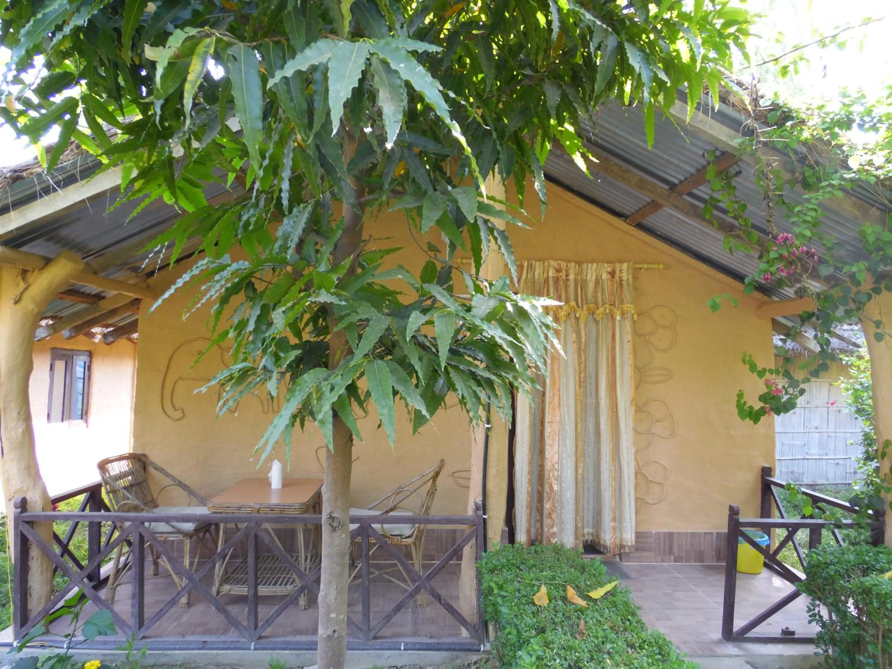 Balcony/Terrace in Bardia Kingfisher Resort