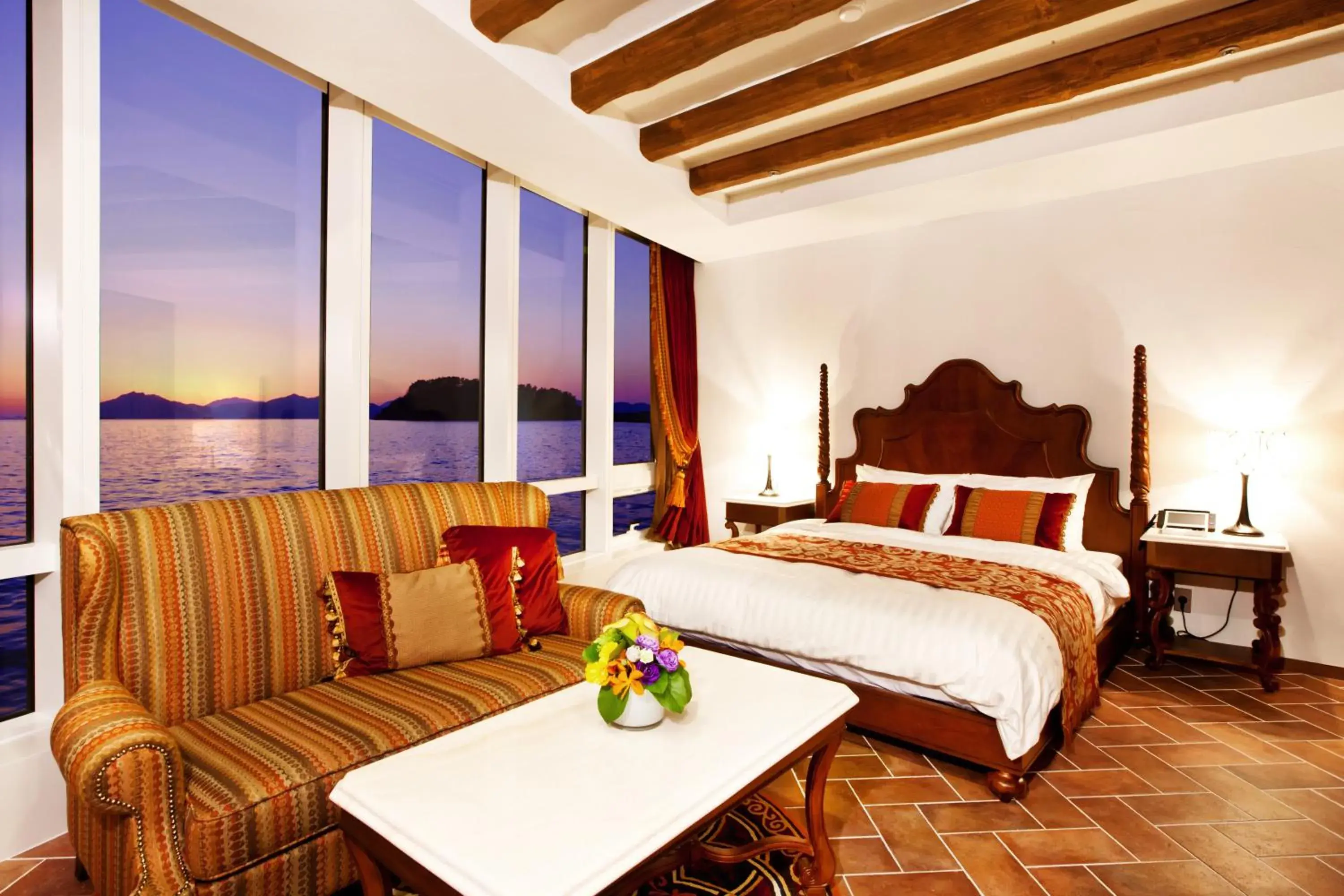 Bed in Sono Calm Yeosu Bed in Sono Calm Yeosu