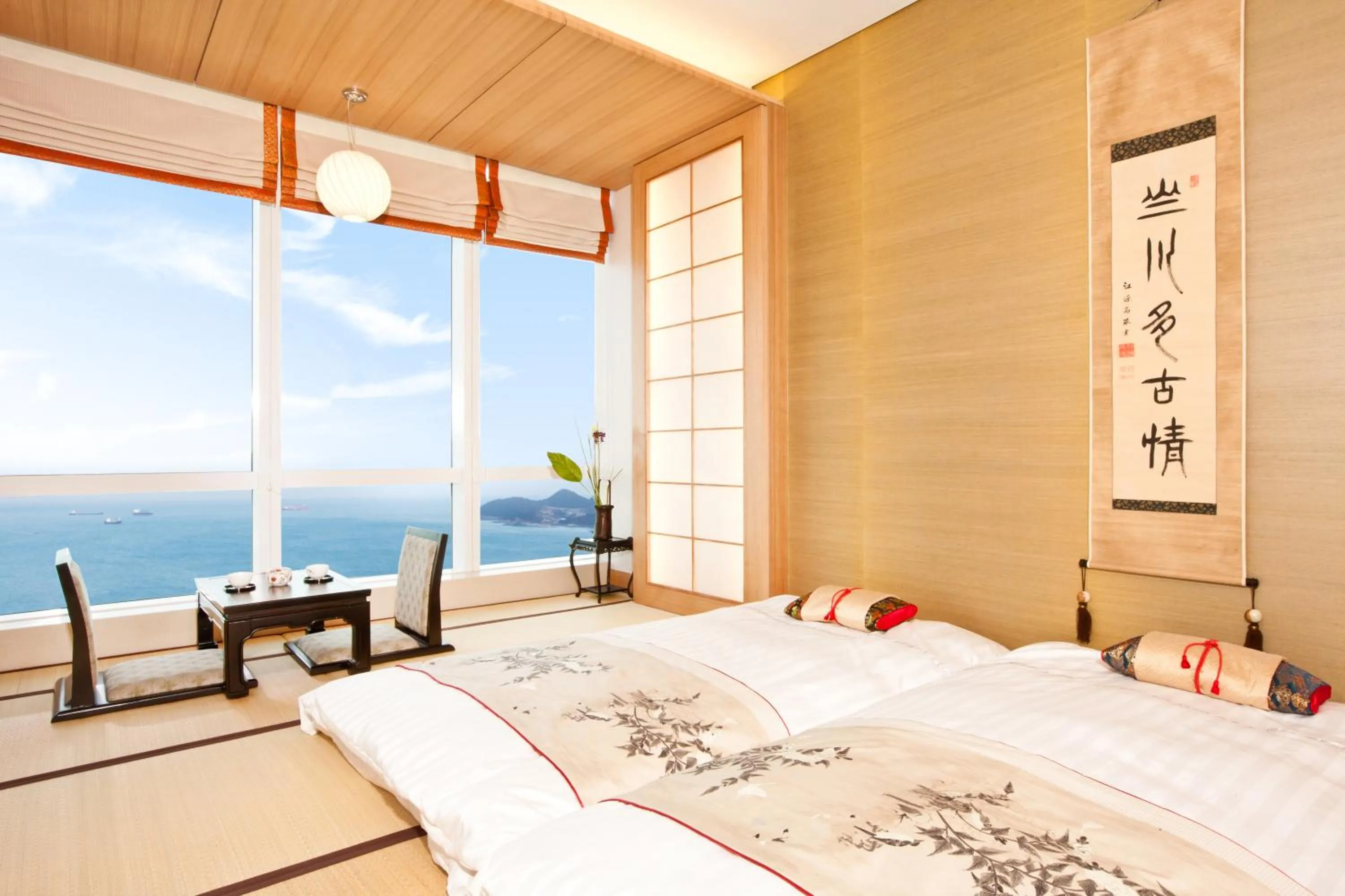 Decorative detail, Bed in Sono Calm Yeosu