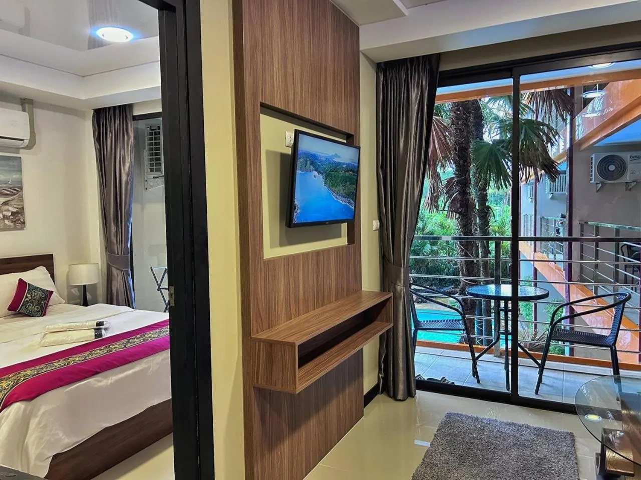 Bed in Nai Harn Condominium