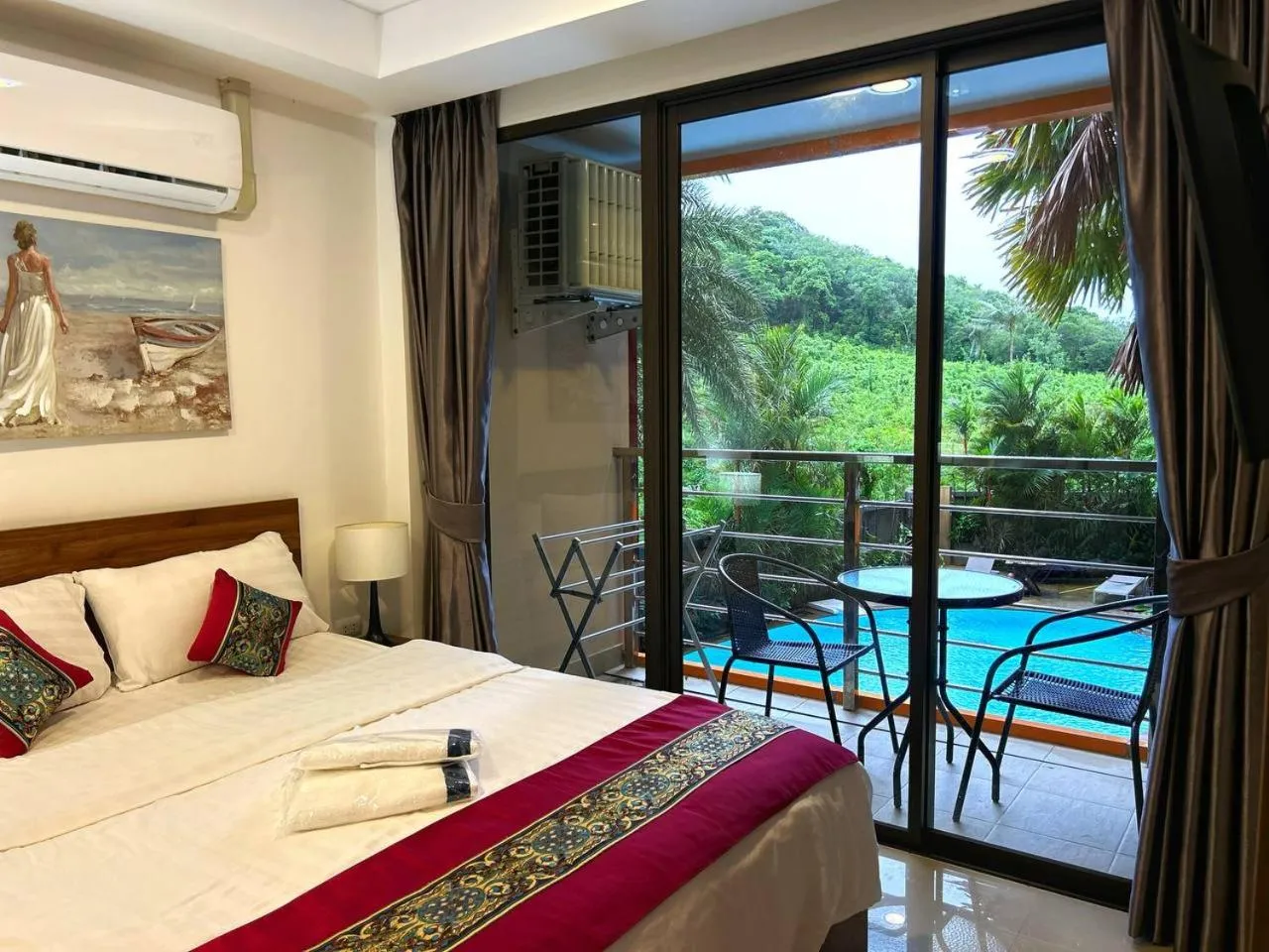 Bed in Nai Harn Condominium