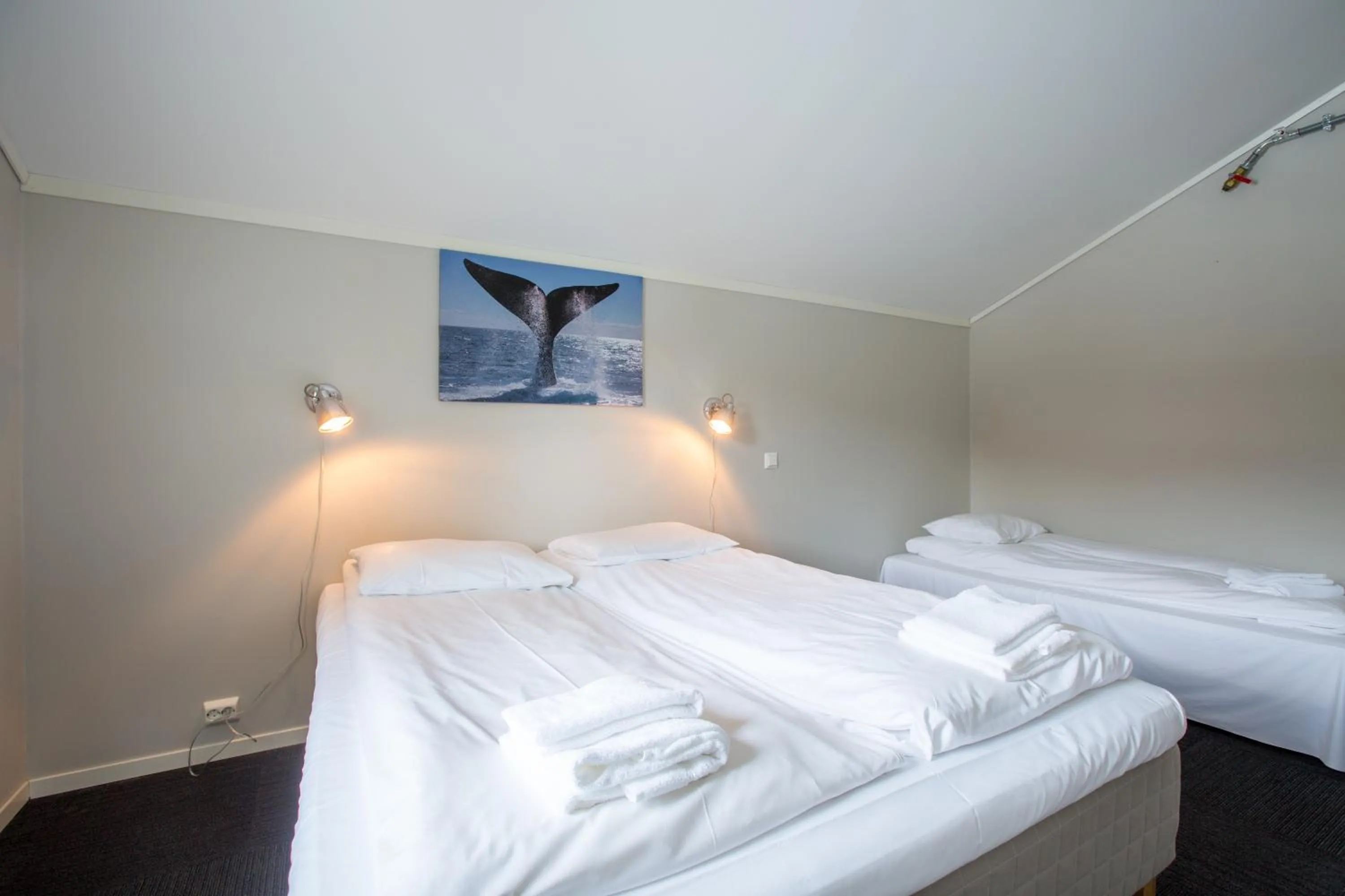 Bed in Sauda Fjord Camping