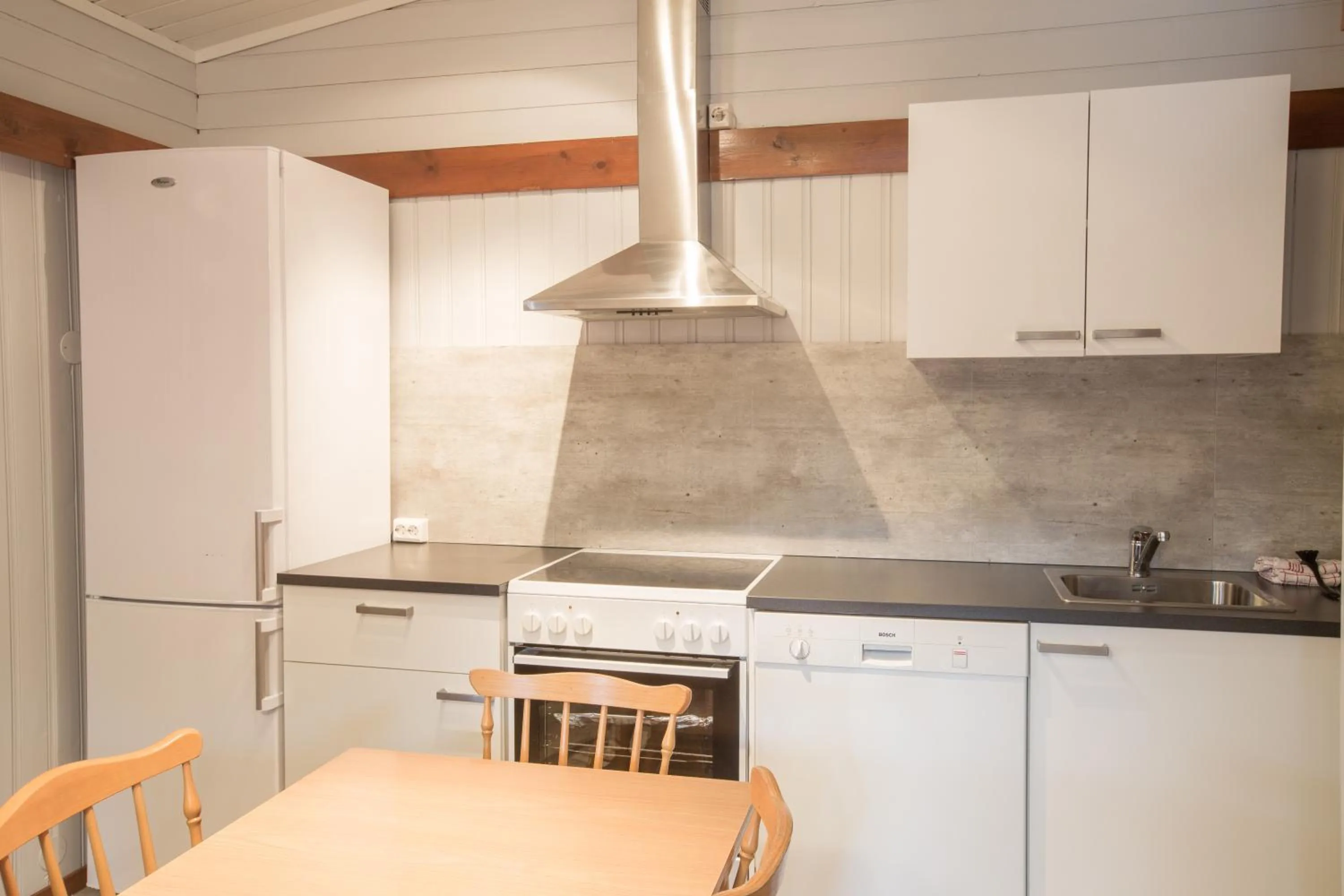 Dining area in Sauda Fjord Camping