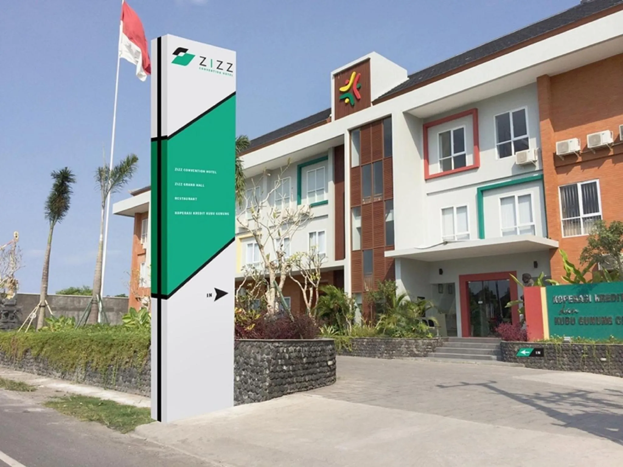 Facade/entrance in Zizz Convention Hotel