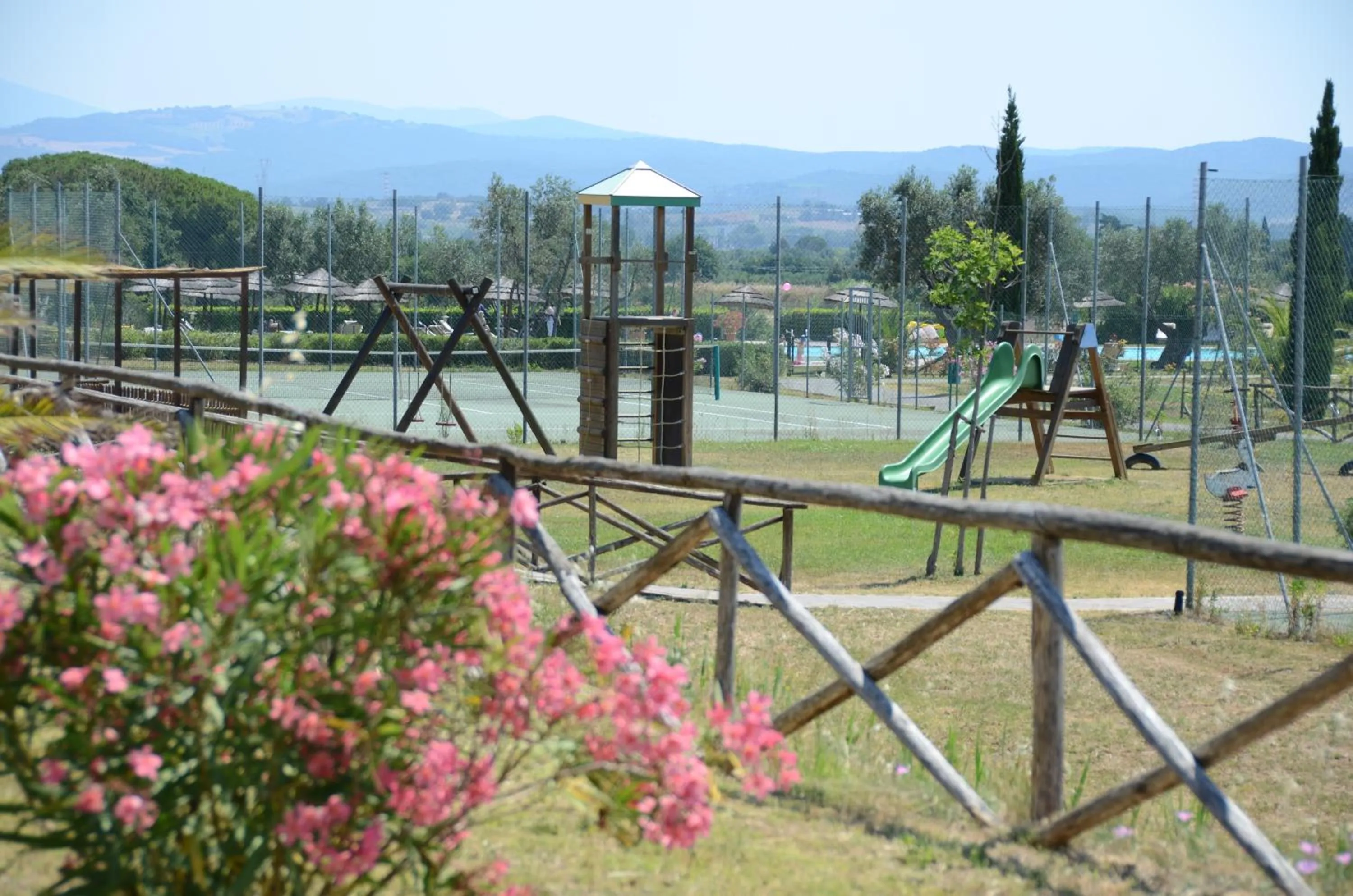 Children play ground in Le Corti Di Montepitti