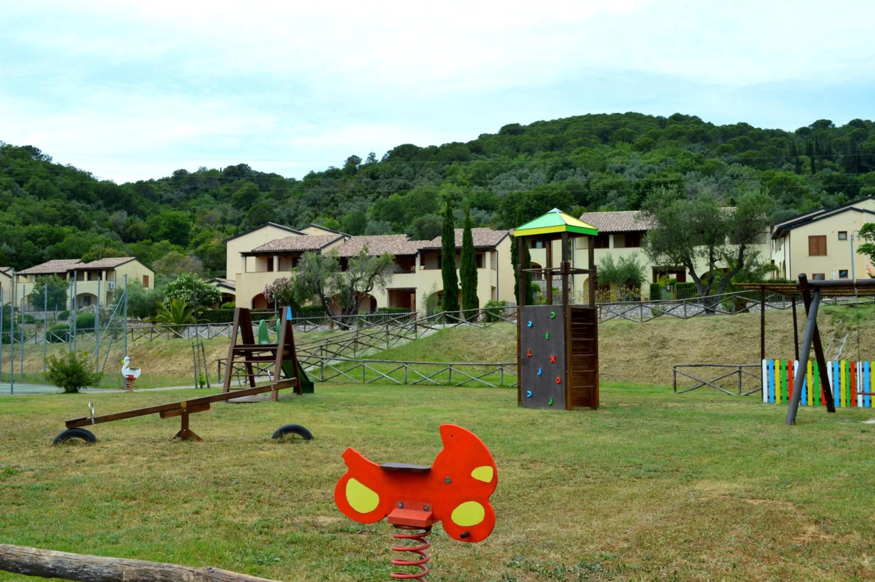 Children play ground in Le Corti Di Montepitti
