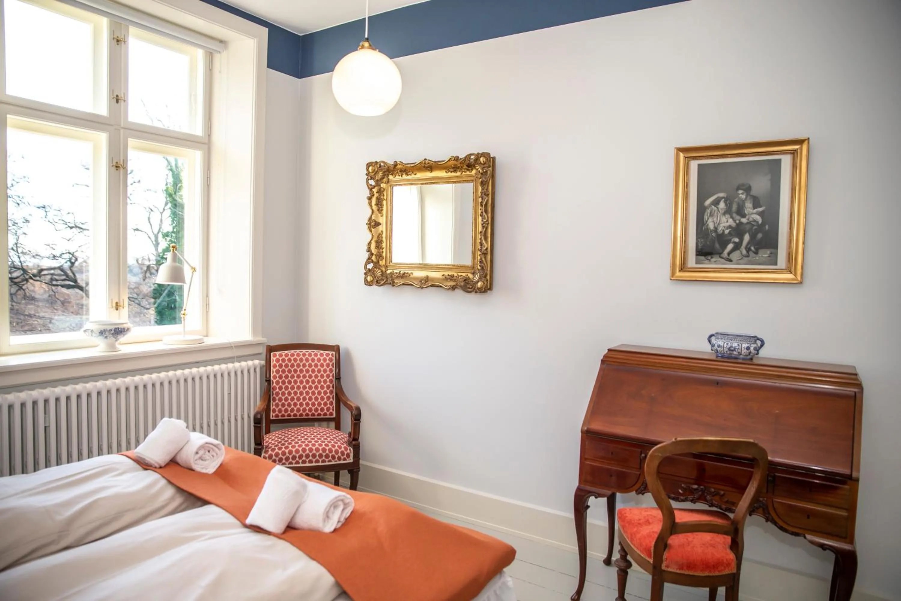 Bedroom, Bed in Fuglsang Herregaard Hotel