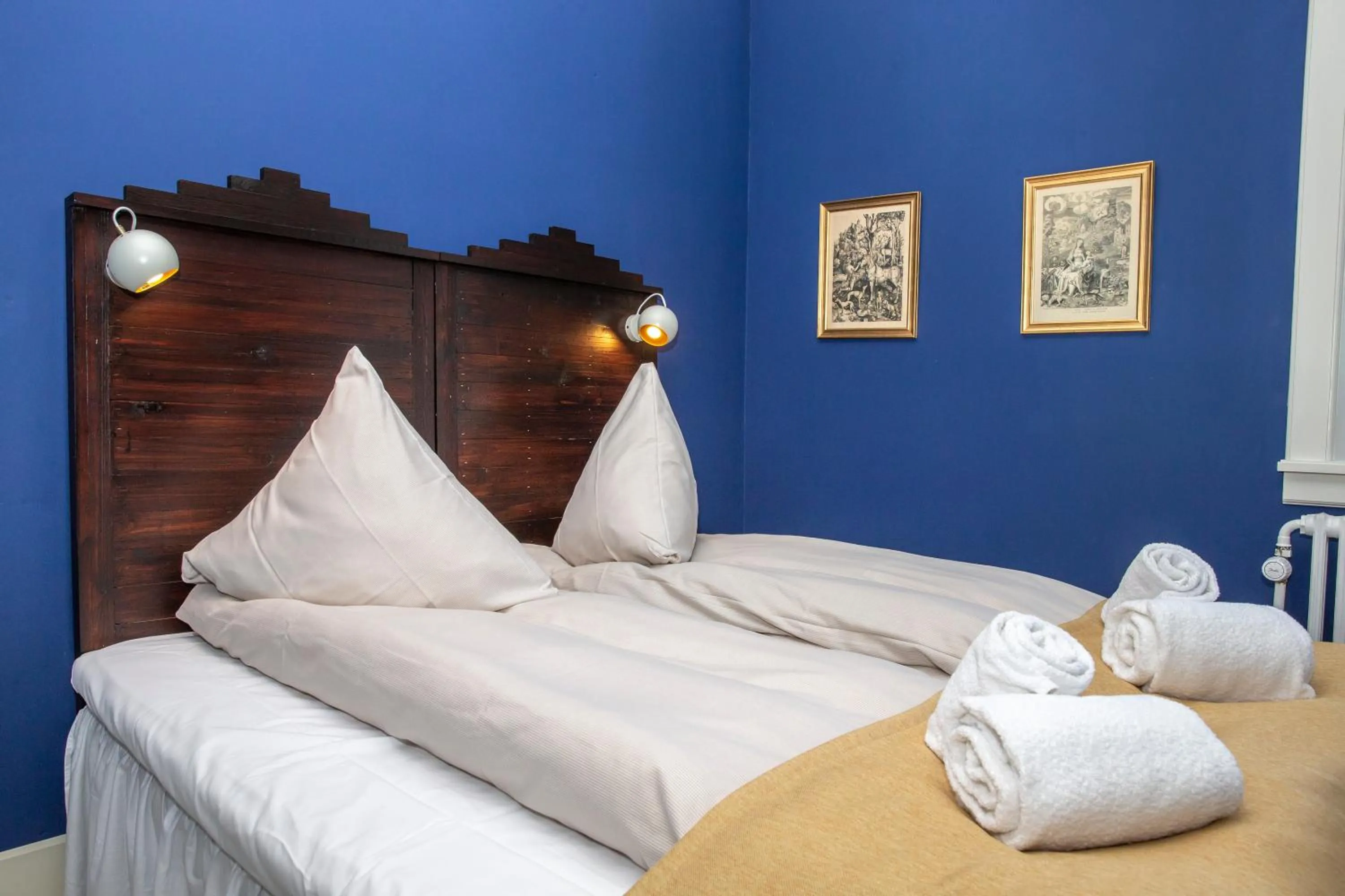 Bed in Fuglsang Herregaard Hotel