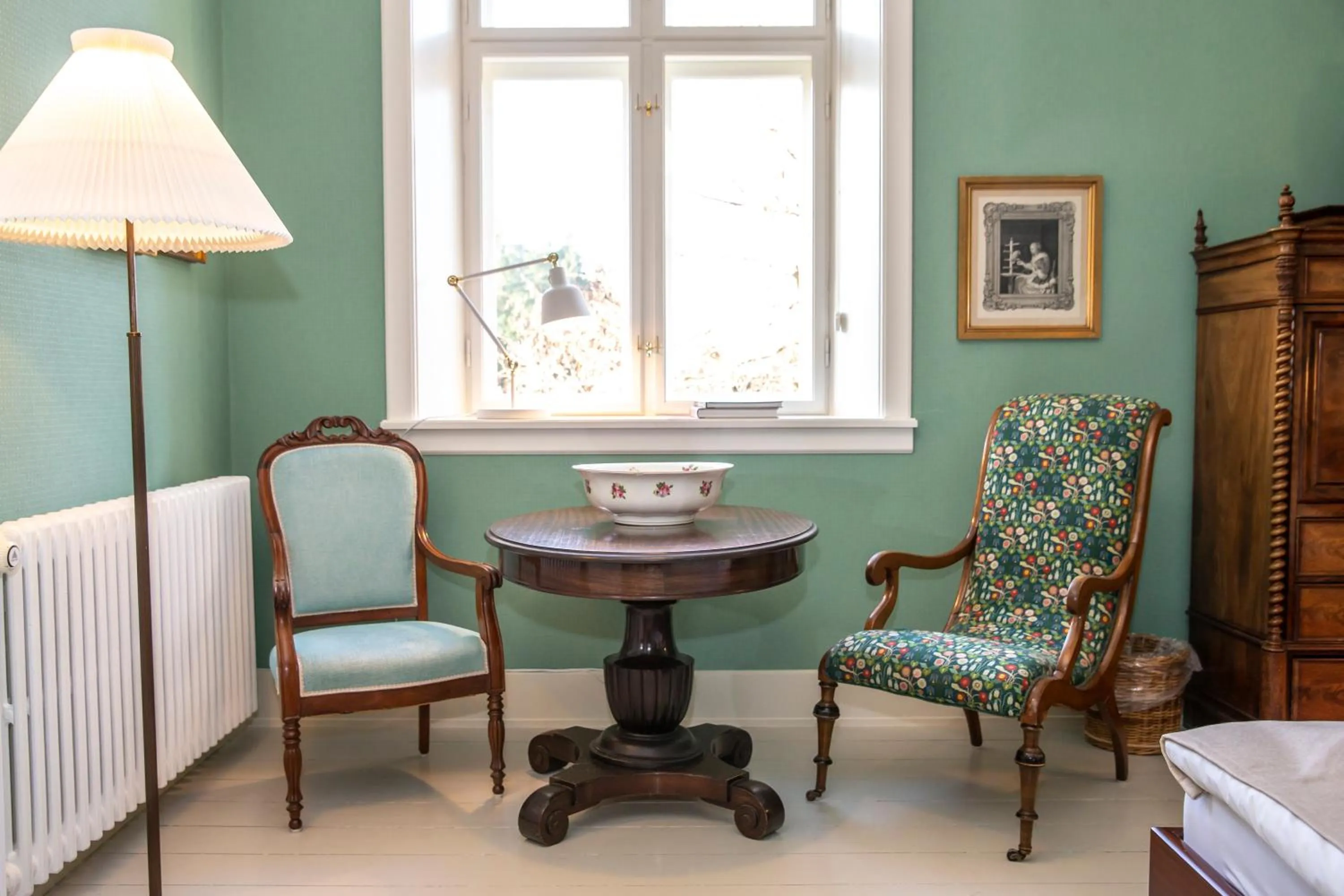 Living room in Fuglsang Herregaard Hotel