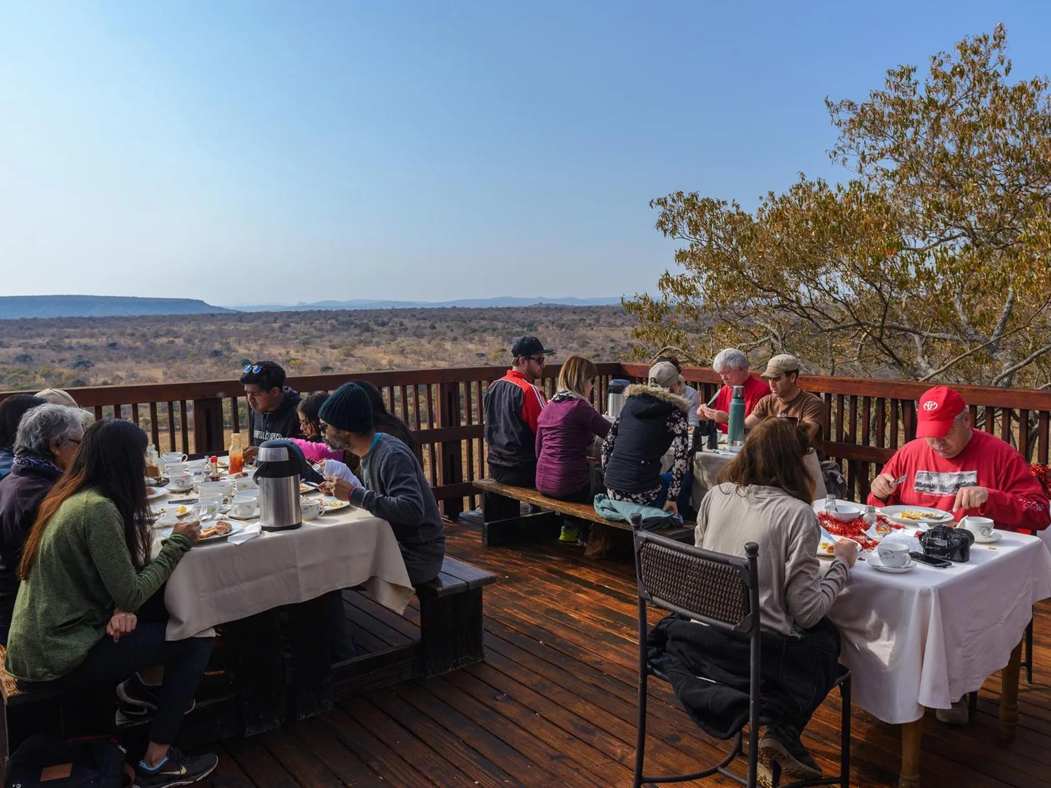 Dining area in Waterberg Game Park