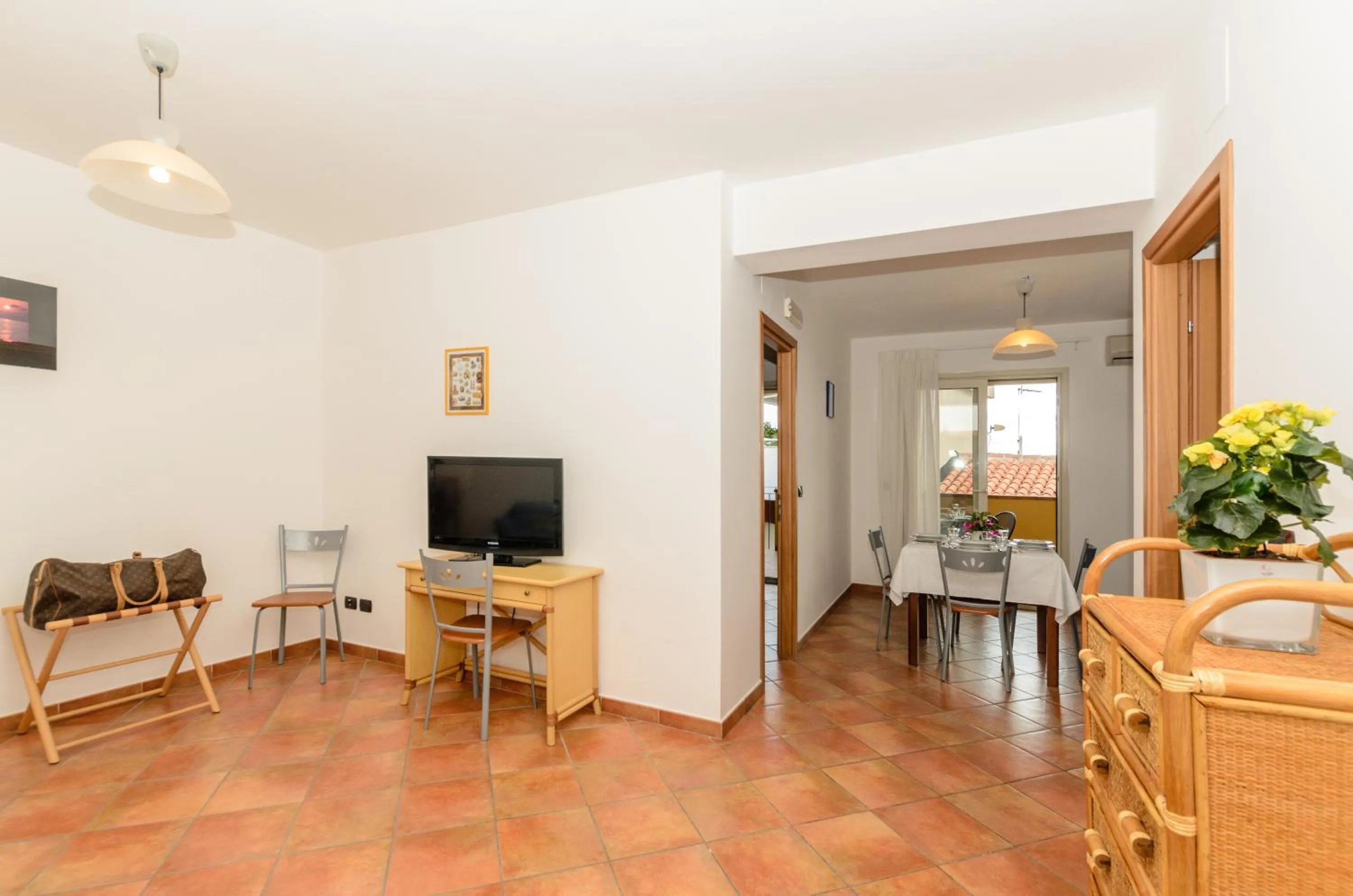 Living room in Le Tartarughe Aparthotel