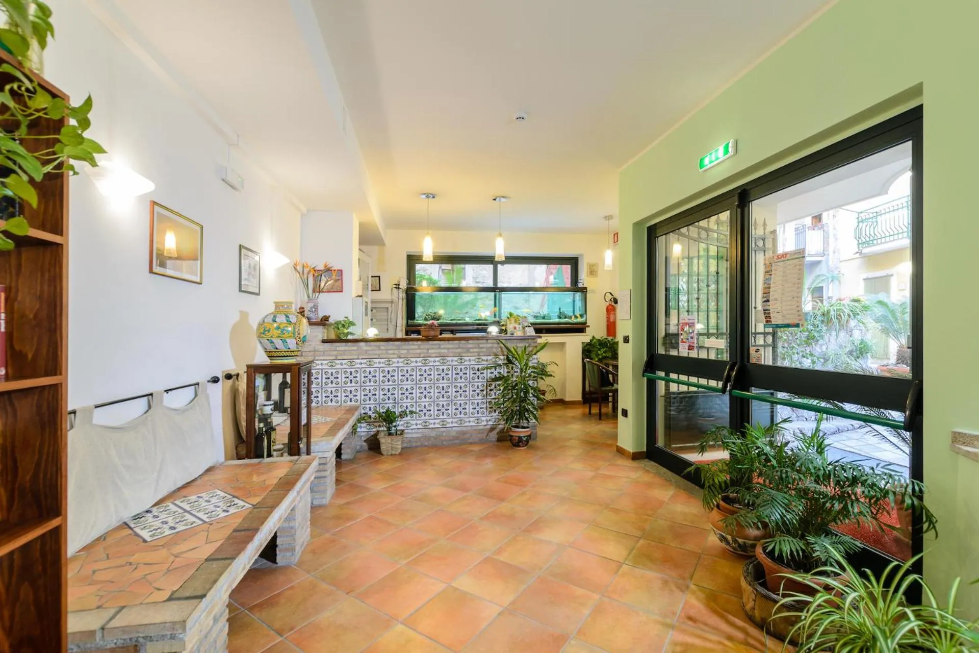 Lobby or reception in Le Tartarughe Aparthotel