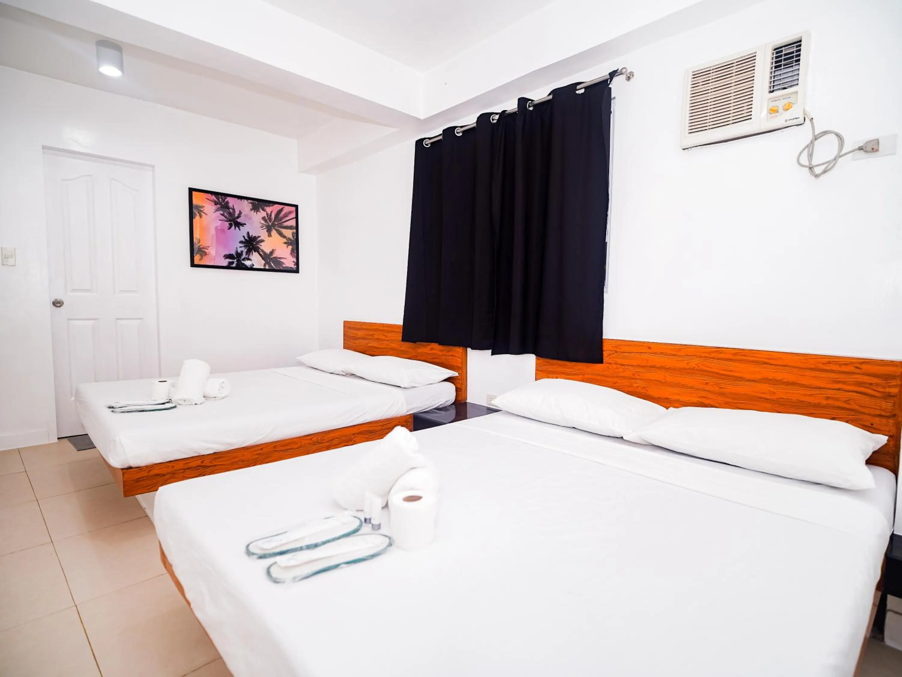 Bed in CJS Boracay Joint