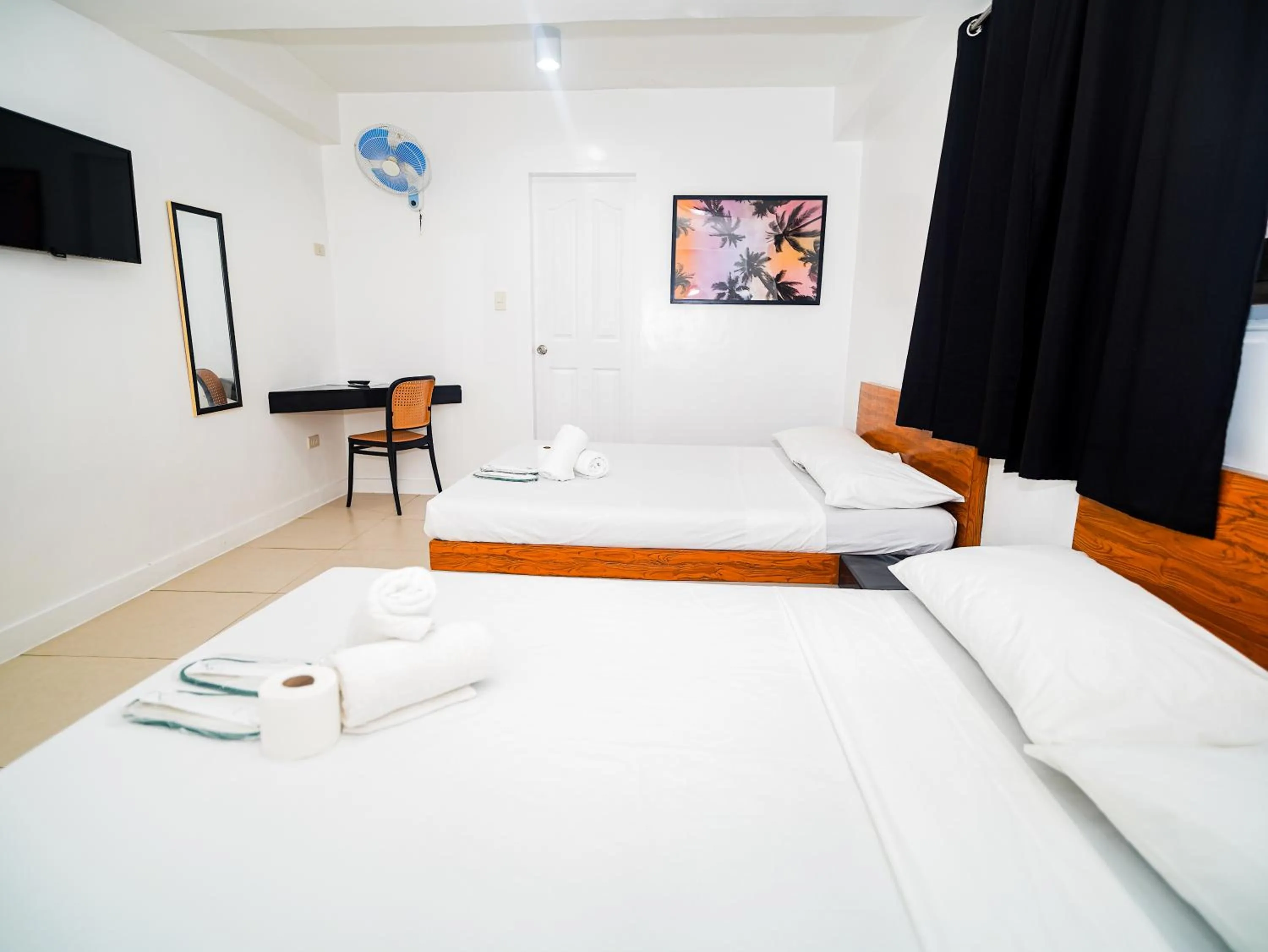 Bed in CJS Boracay Joint