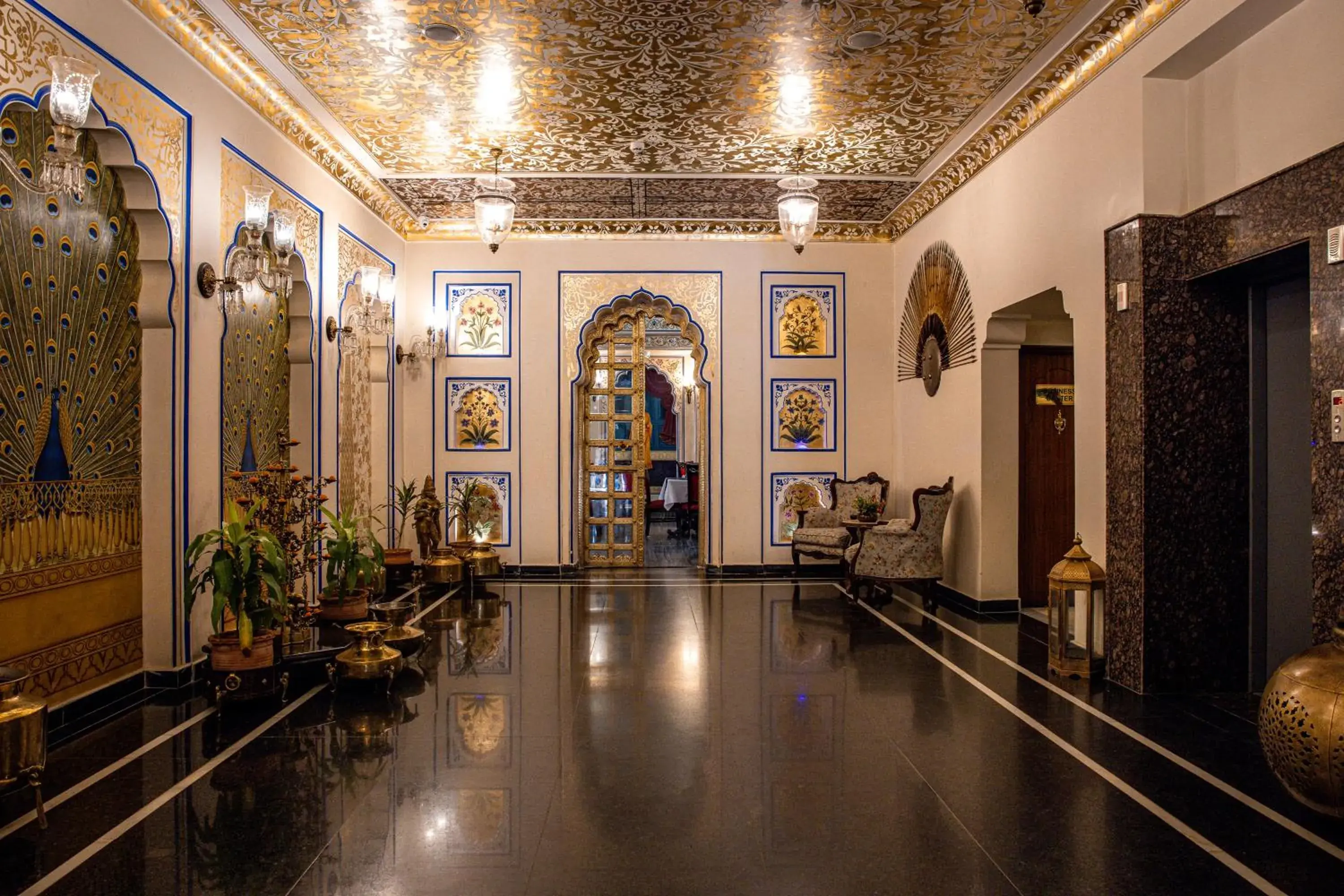 Lobby or reception in Umaid Haveli-A Heritage Style Hotel & Resort Lobby or reception in Umaid Haveli-A Heritage Style Hotel & Resort
