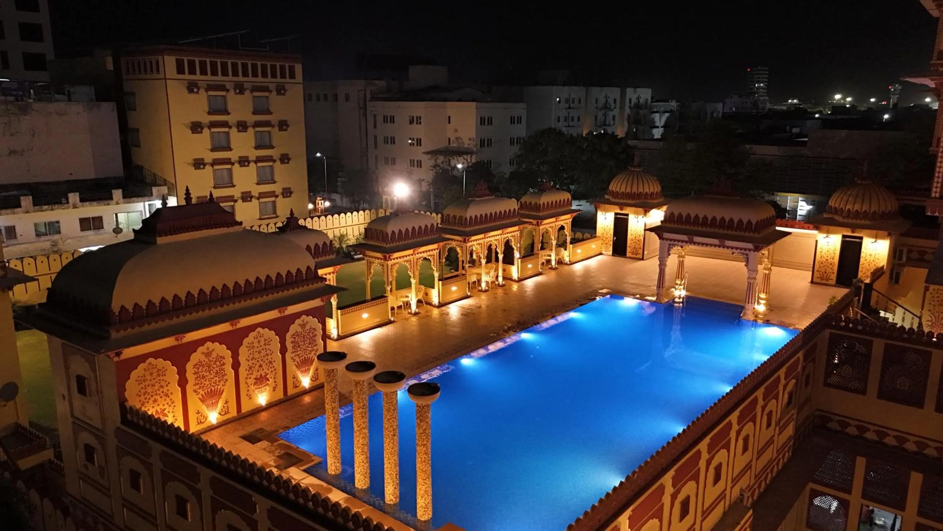 Swimming pool in Umaid Haveli-A Heritage Style Hotel & Resort