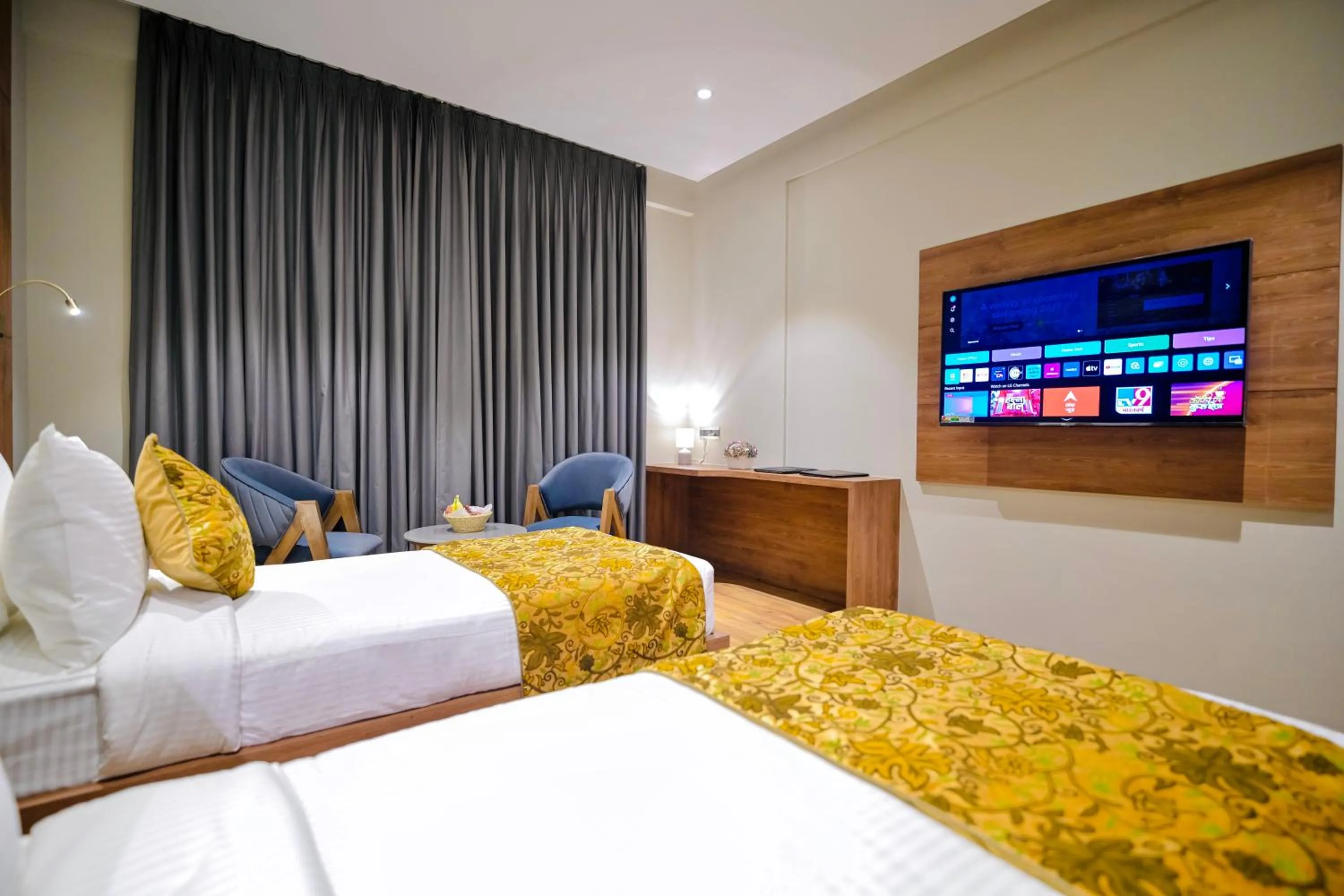 Bed in The Olive Hotel Srinagar