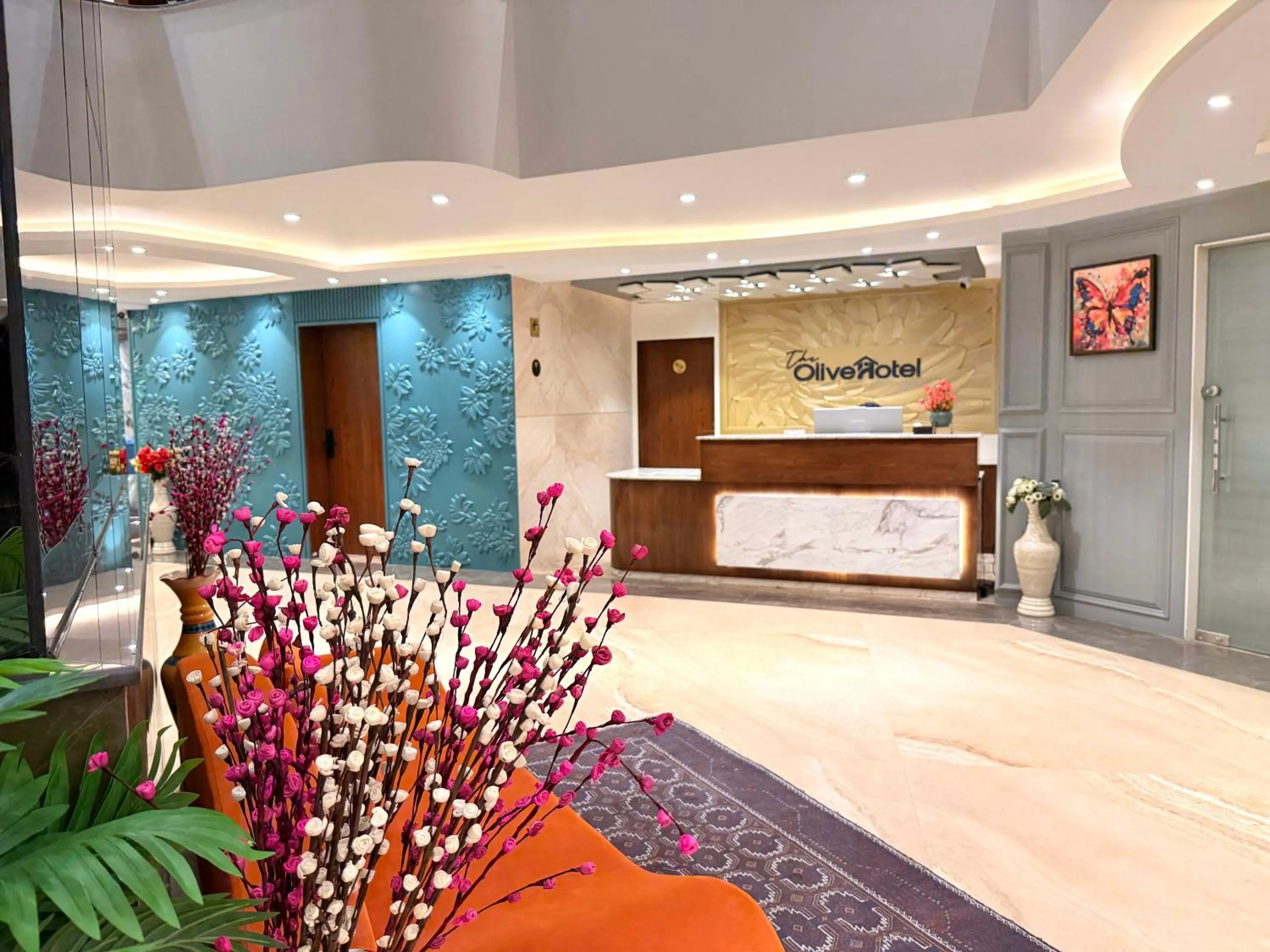 Lobby or reception in The Olive Hotel Srinagar