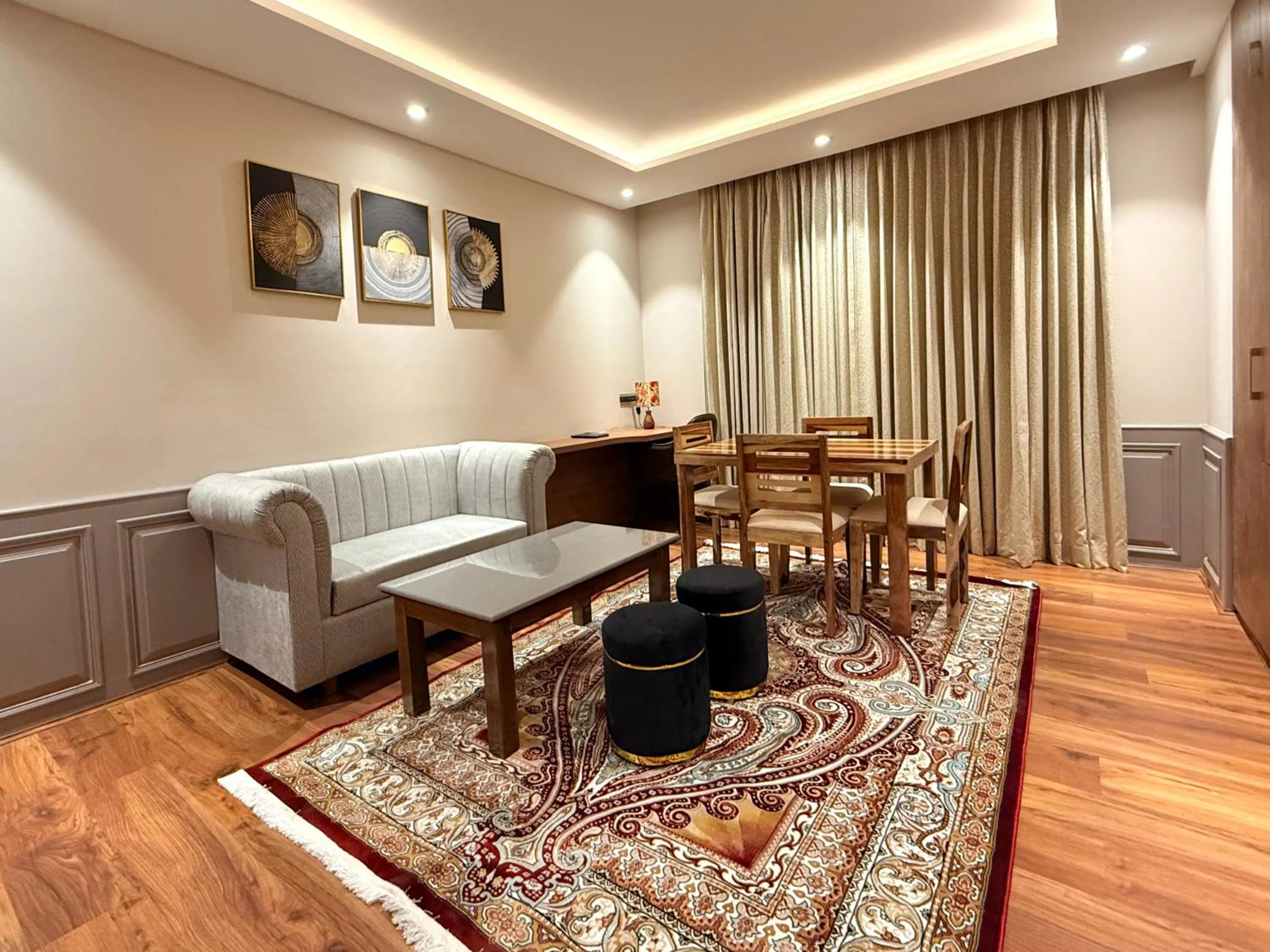 Living room in The Olive Hotel Srinagar