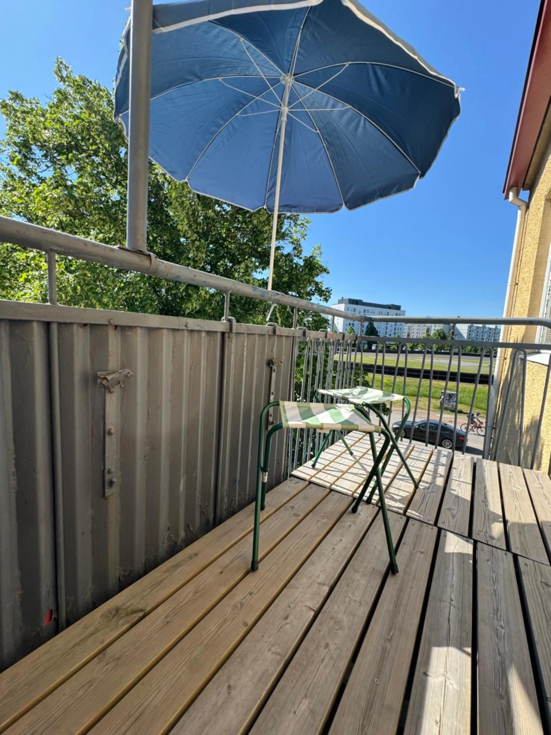 Balcony/Terrace in B&B Retro - Guesthouse Kupittaa