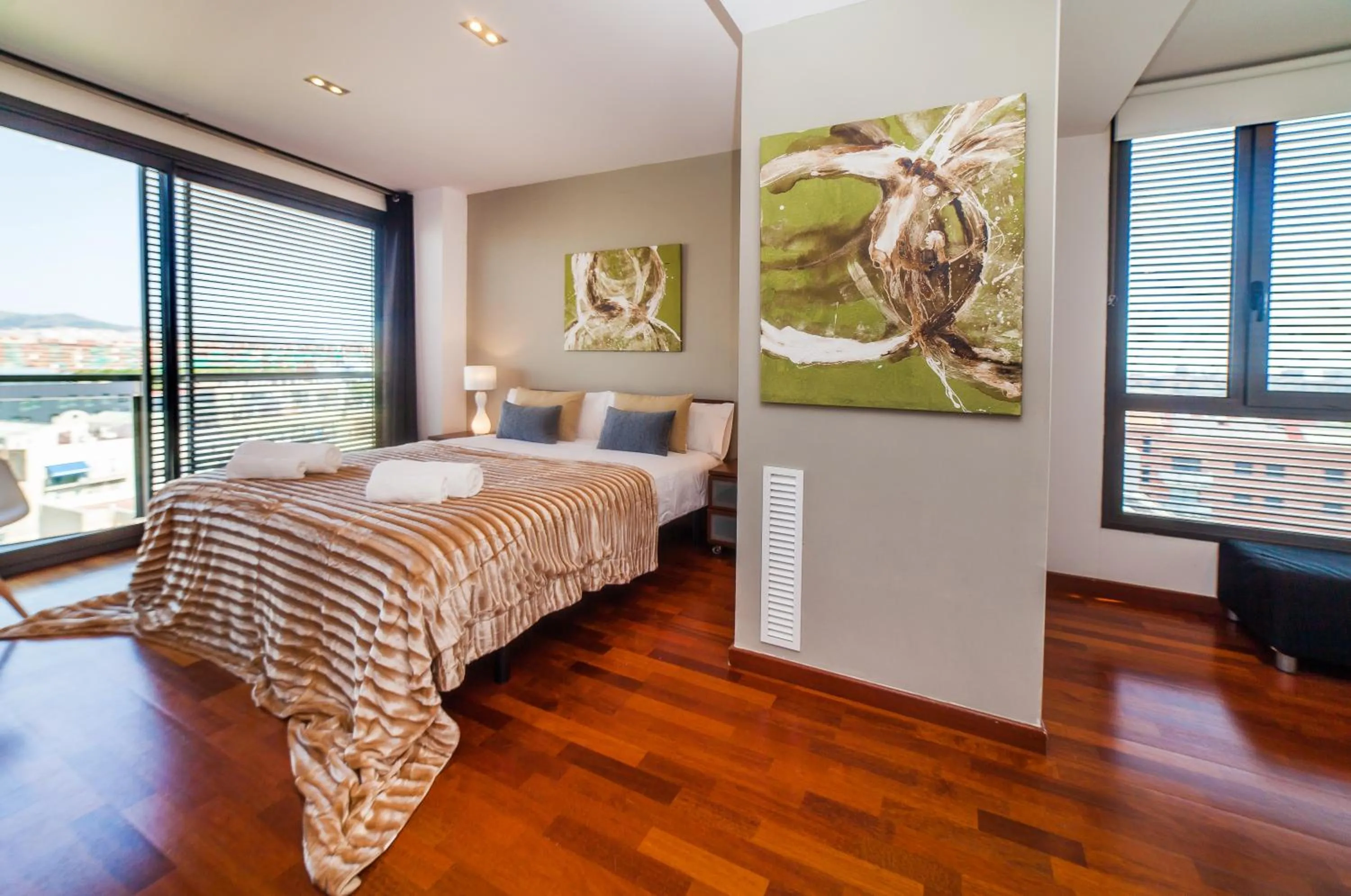 Bed in Victoria Diagonal Mar Barcelona