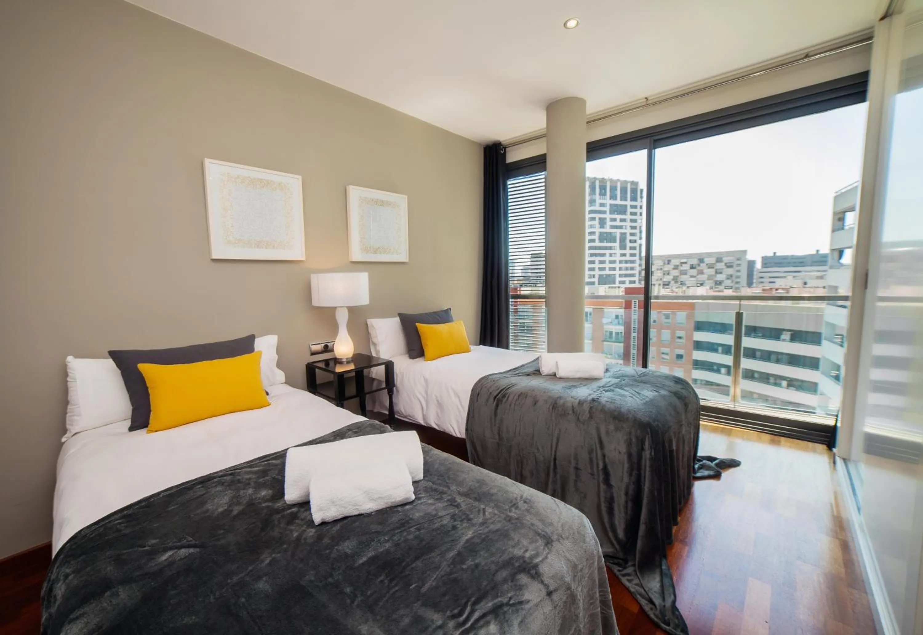 Bed in Victoria Diagonal Mar Barcelona