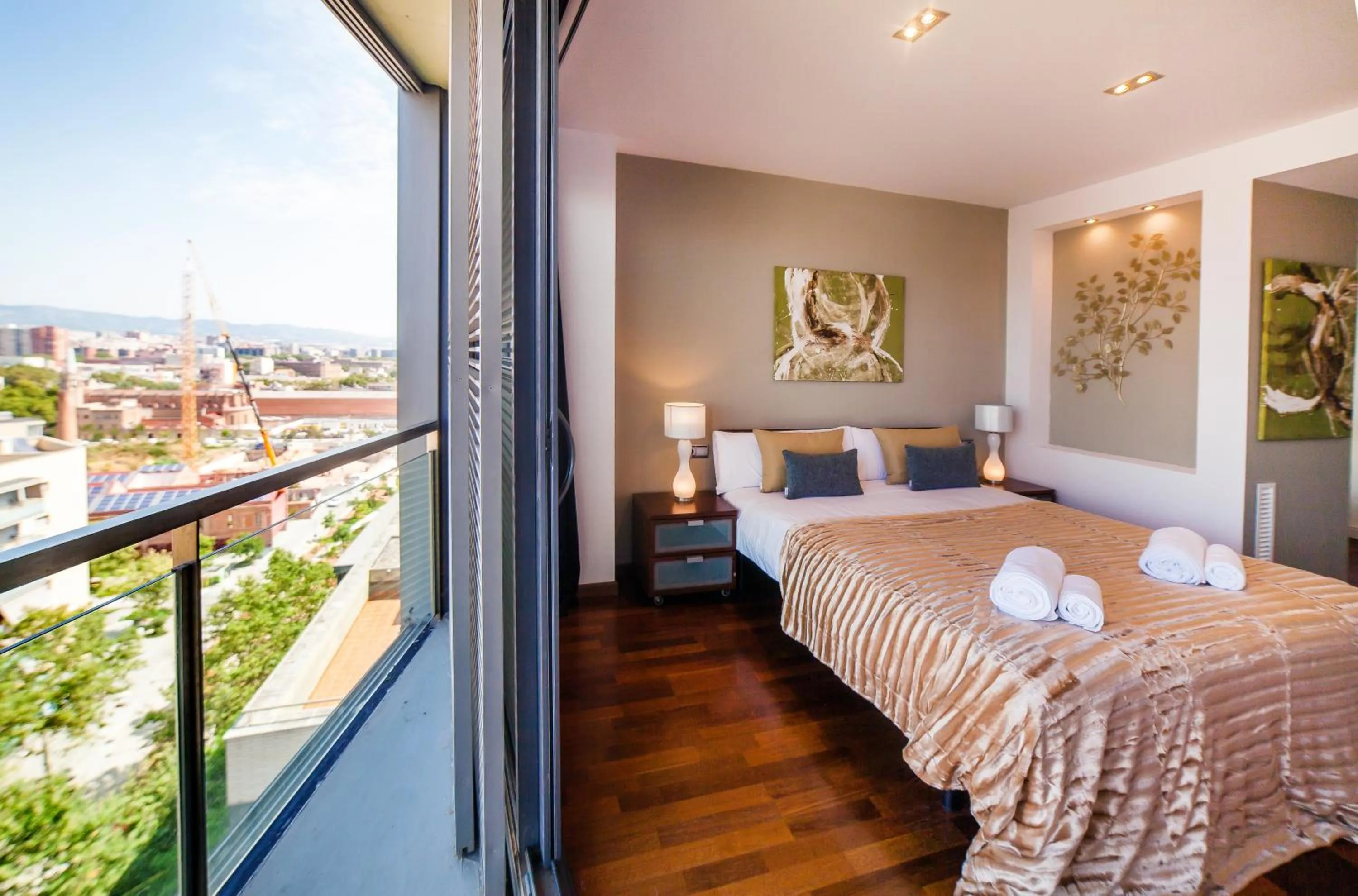 Bed in Victoria Diagonal Mar Barcelona