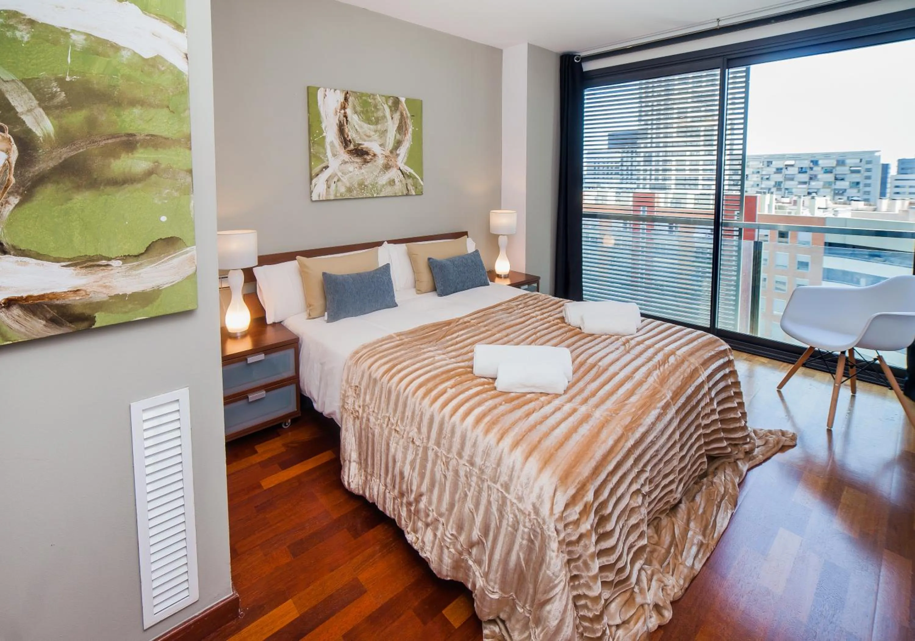Bed in Victoria Diagonal Mar Barcelona