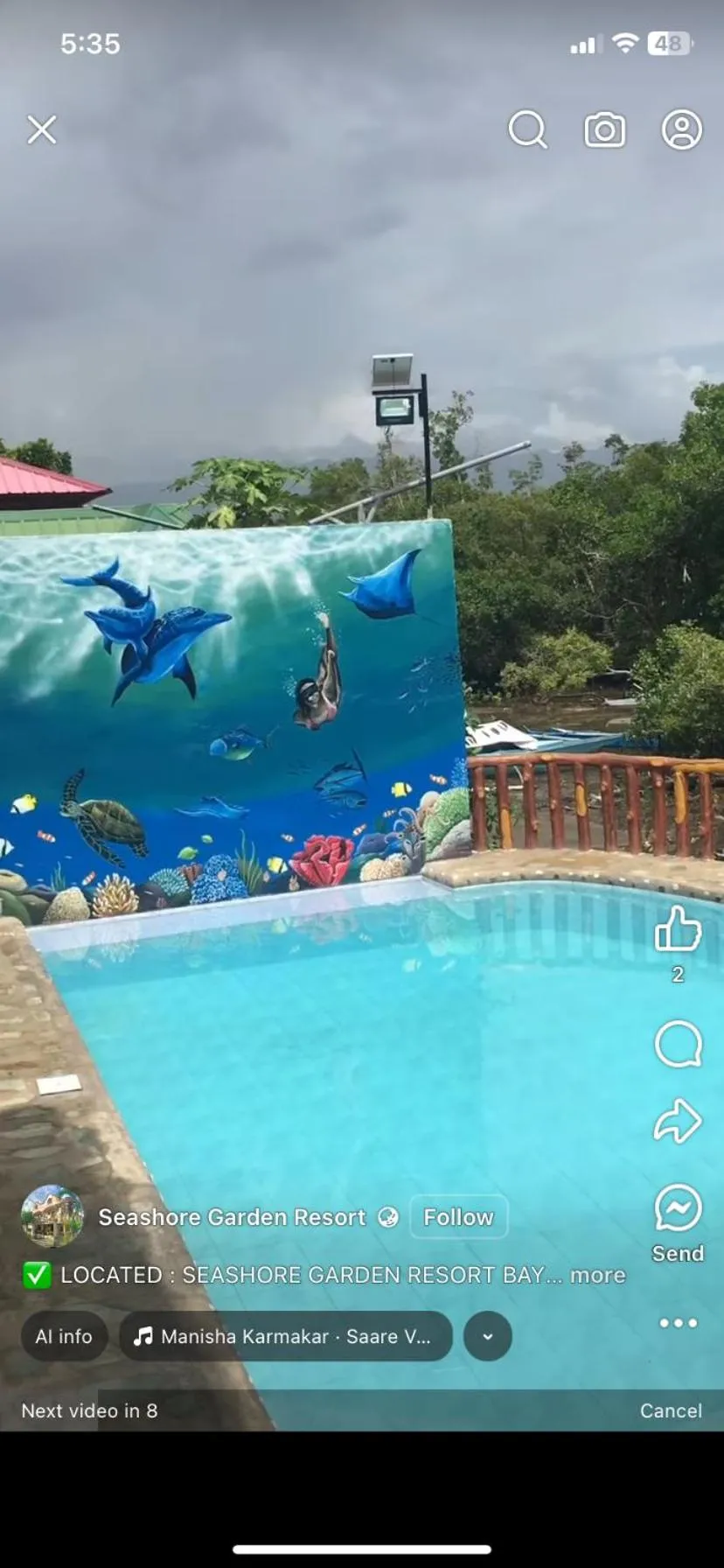 Swimming pool in SeaShore Garden Resort