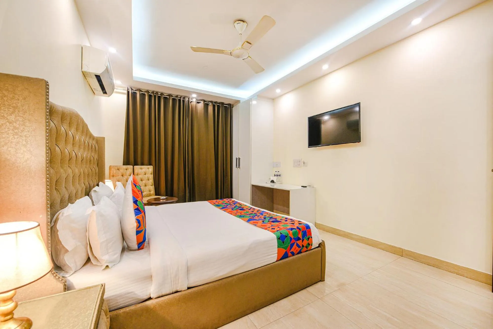 Bed in FabHotel AK Villa