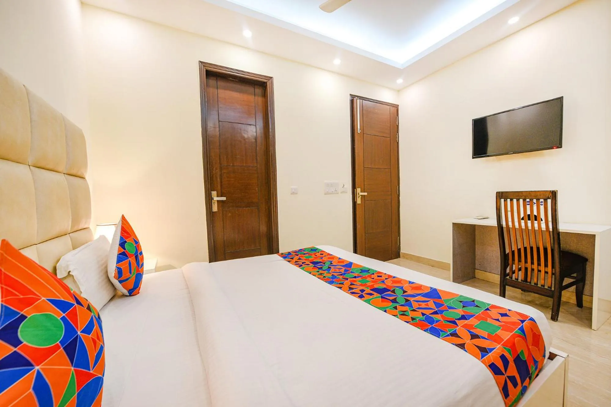 Bed in FabHotel AK Villa