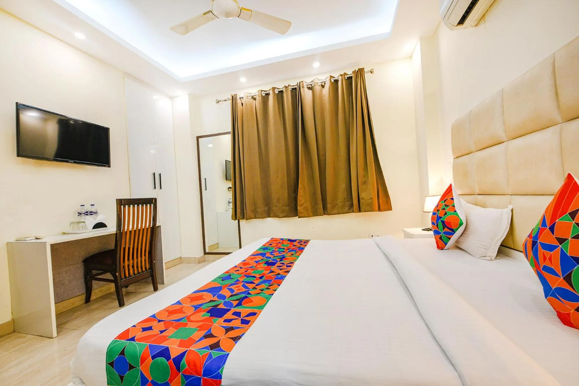 Bed in FabHotel AK Villa