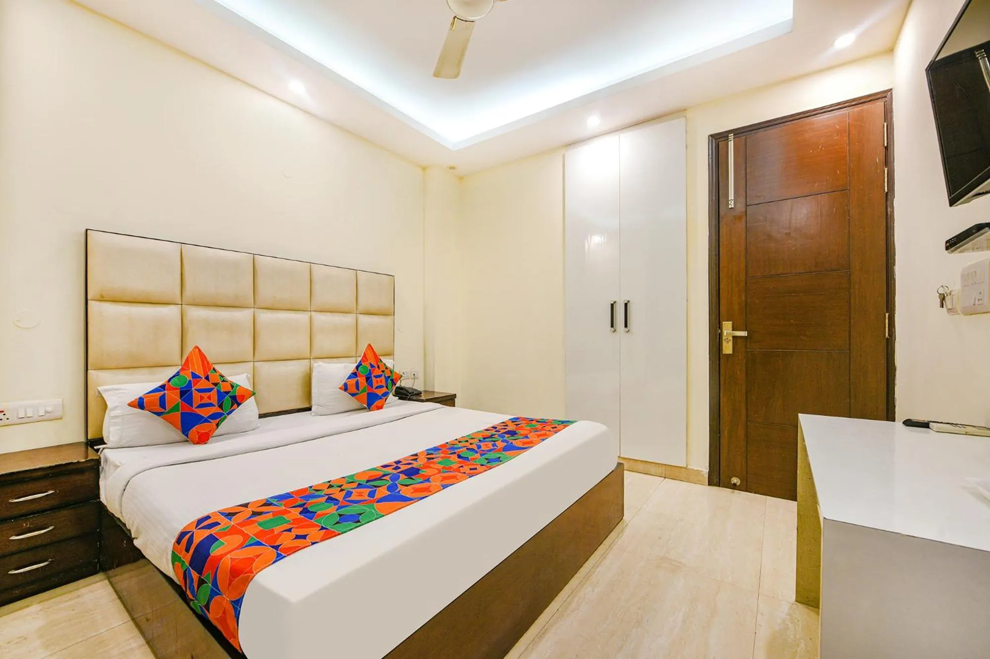 Bed in FabHotel AK Villa