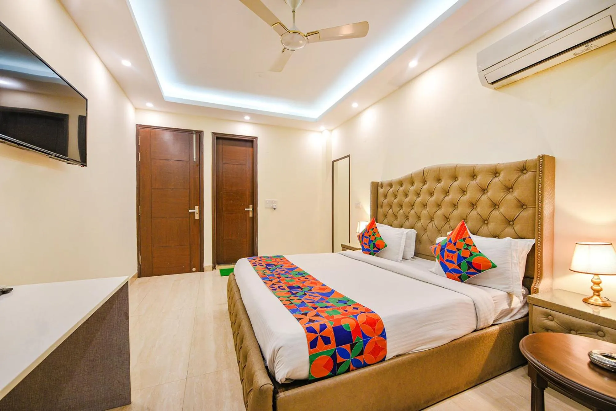 Bed in FabHotel AK Villa