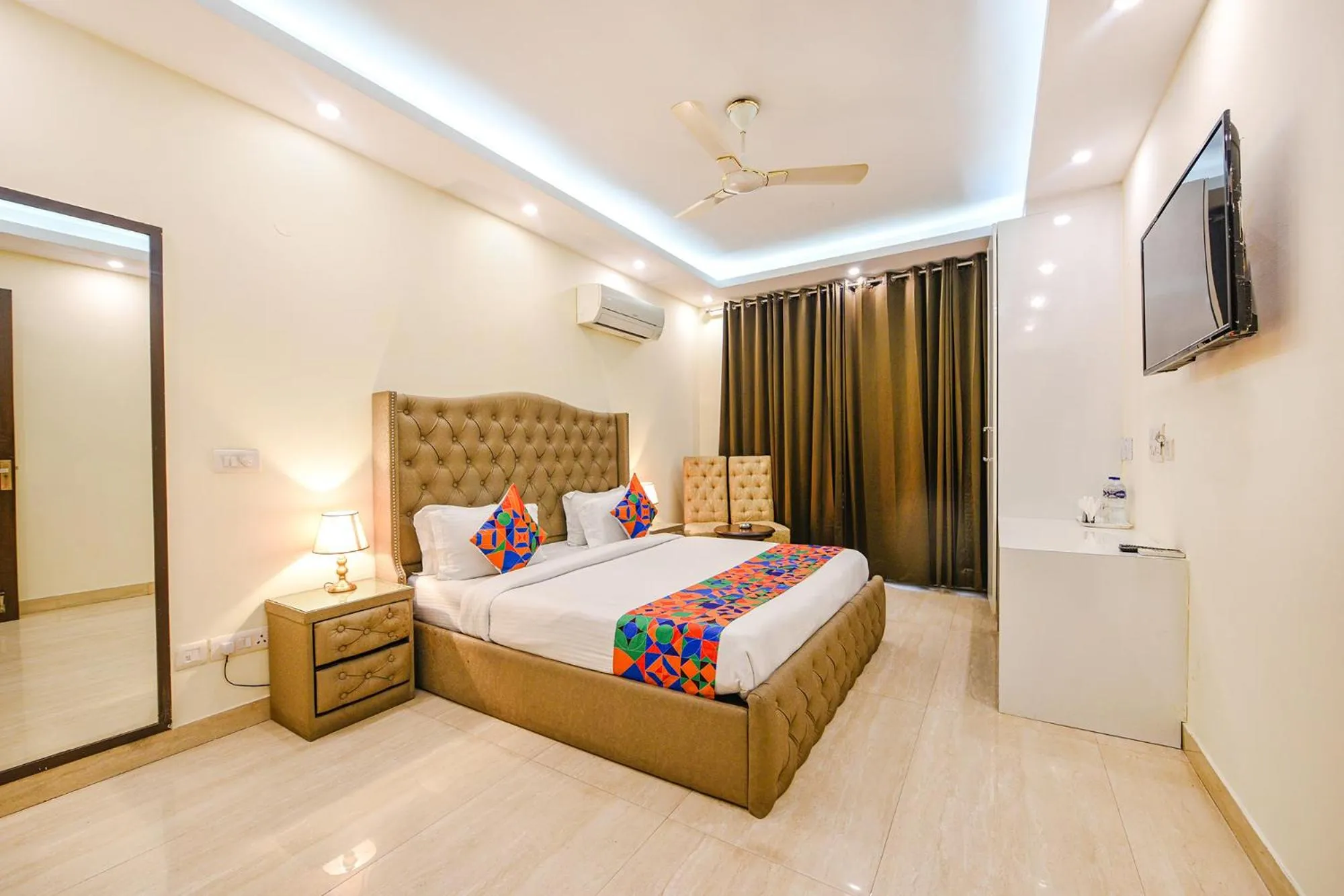 Bed in FabHotel AK Villa