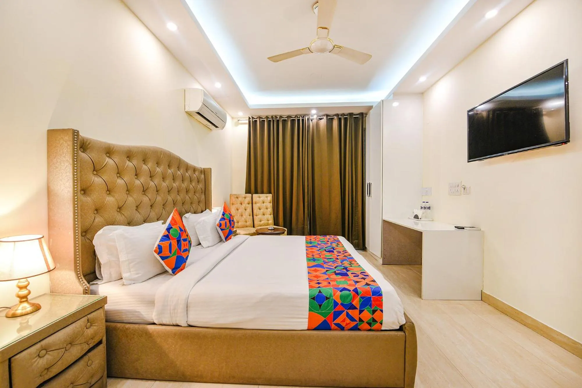 Bed in FabHotel AK Villa