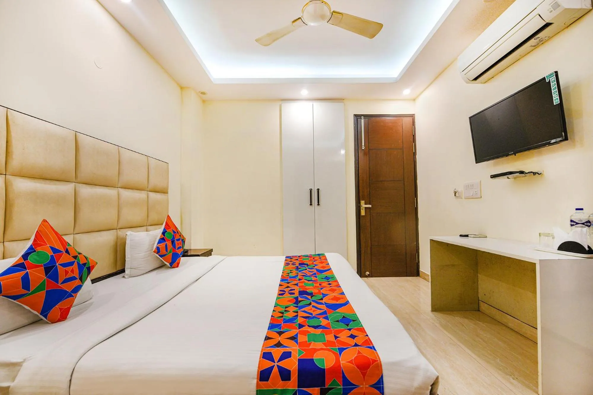 Bed in FabHotel AK Villa