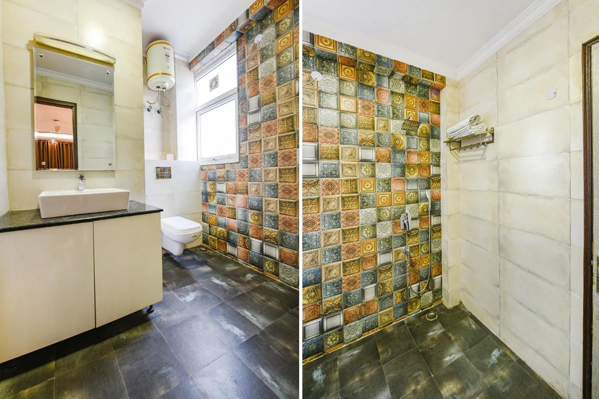 Bathroom in FabHotel AK Villa