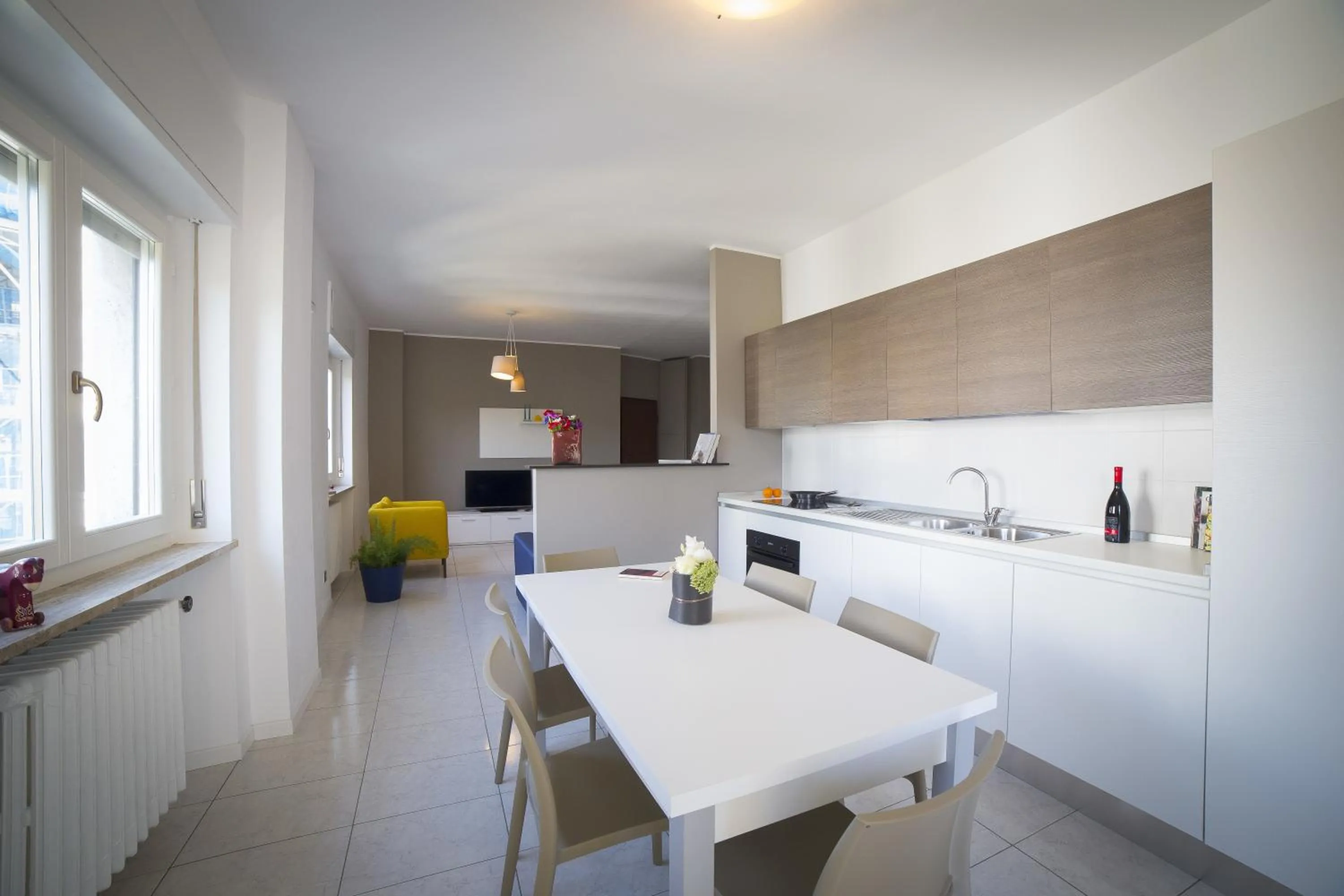Kitchen or kitchenette in Dreams Hotel Residenza Gambara