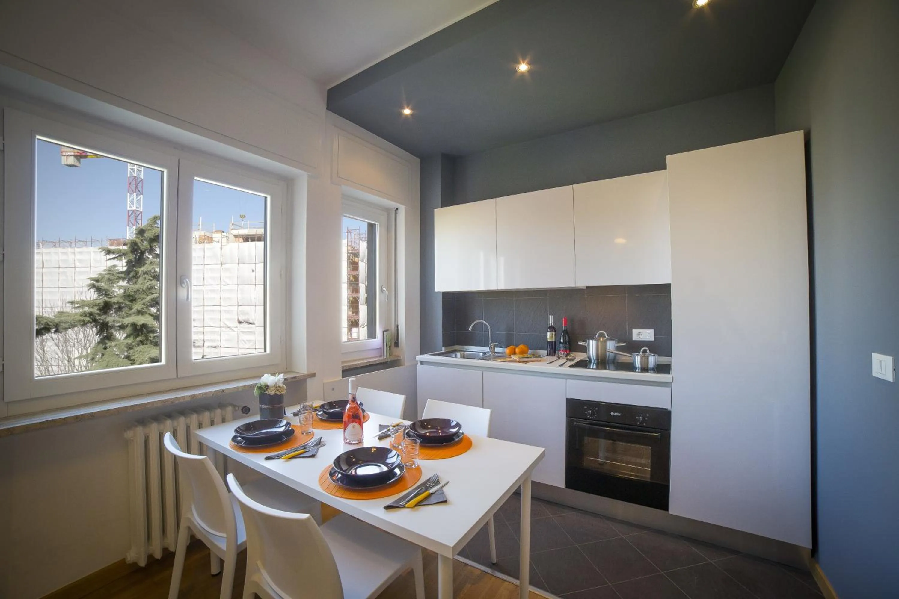 Kitchen or kitchenette in Dreams Hotel Residenza Gambara