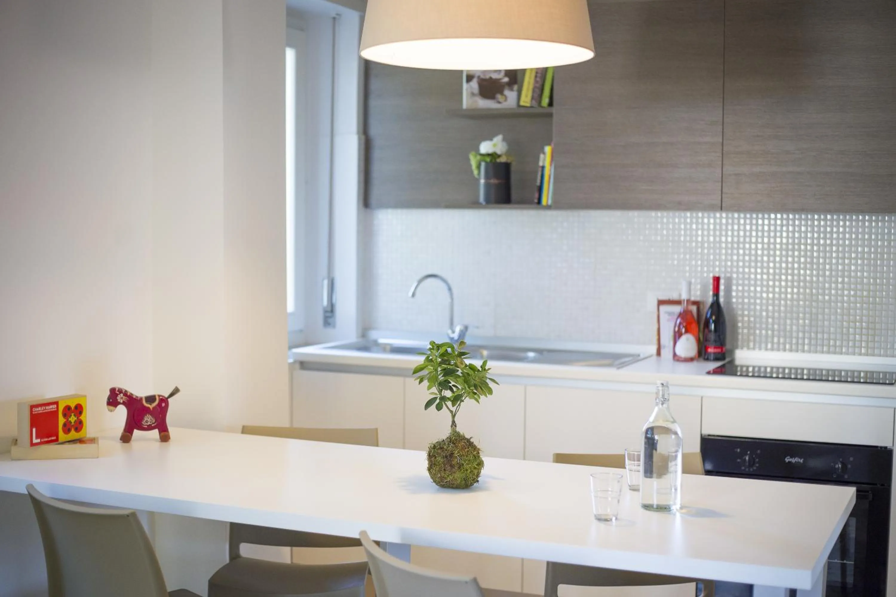 Kitchen or kitchenette in Dreams Hotel Residenza Gambara