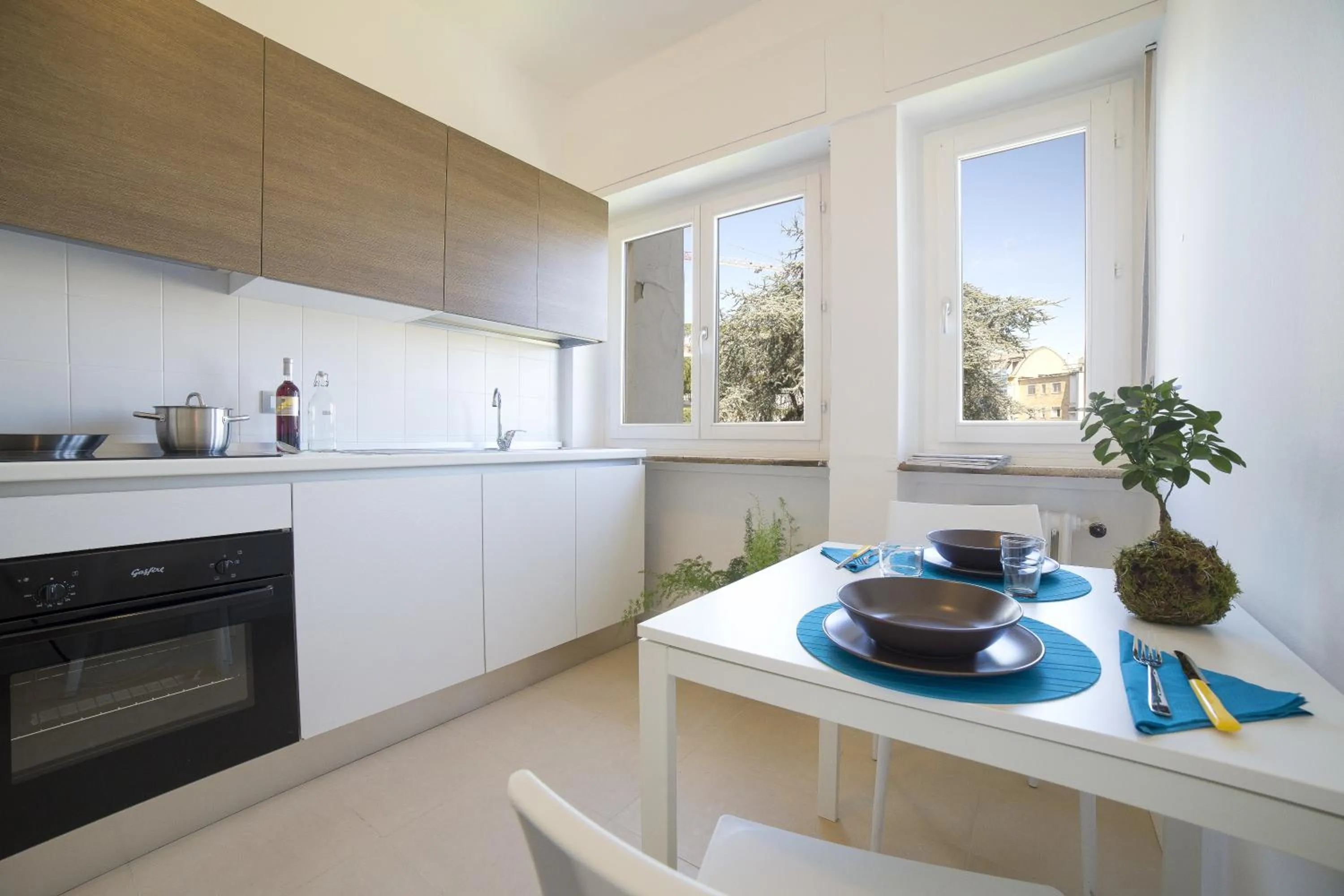 Kitchen or kitchenette in Dreams Hotel Residenza Gambara