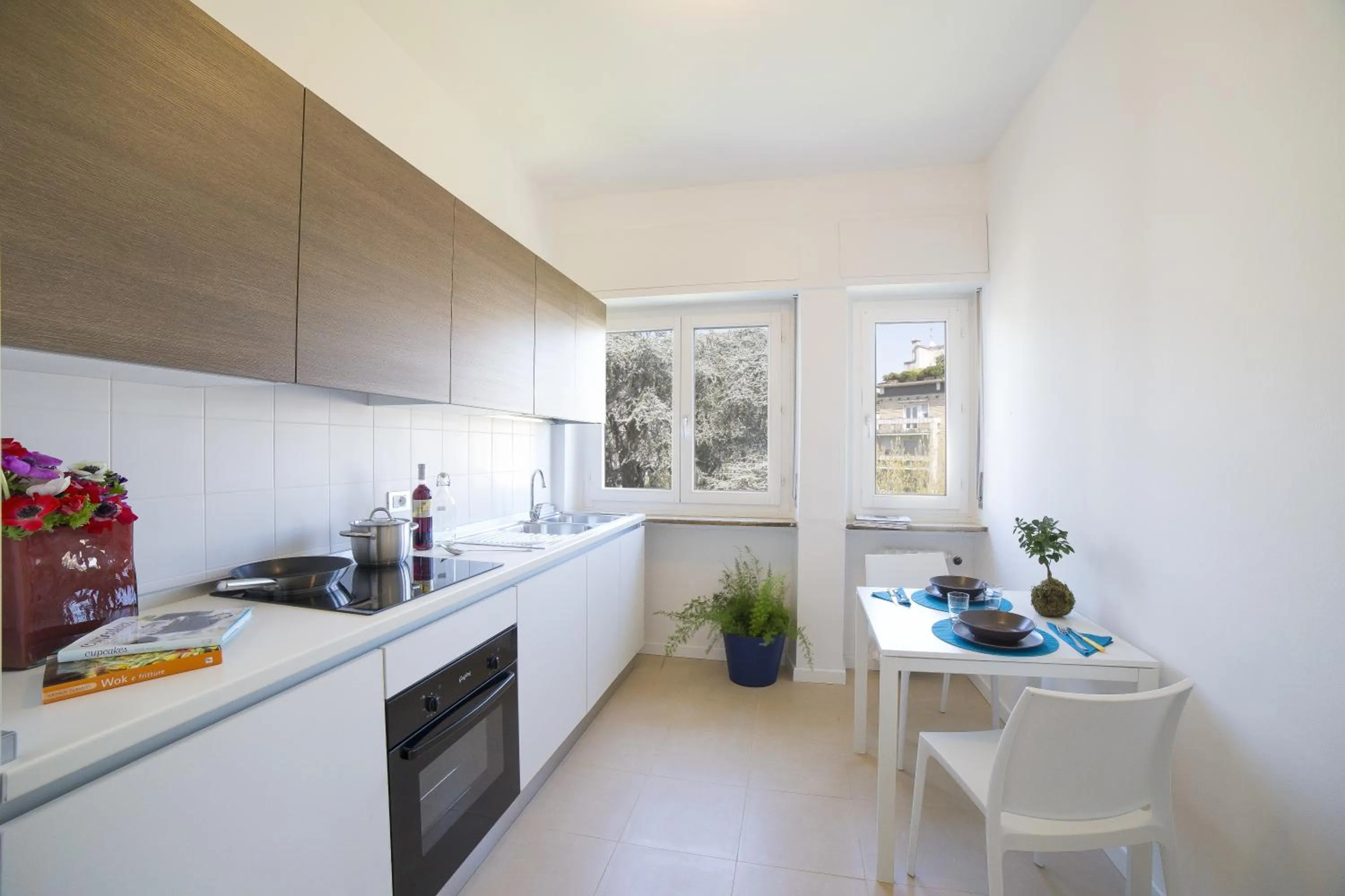 Kitchen or kitchenette in Dreams Hotel Residenza Gambara