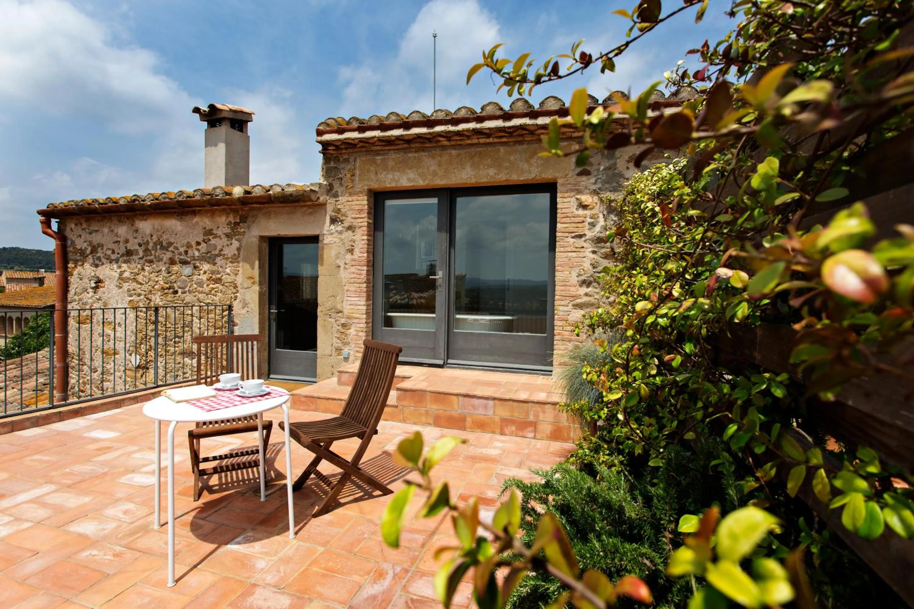 Balcony/Terrace in Encís d'Empordà -Adults Only-