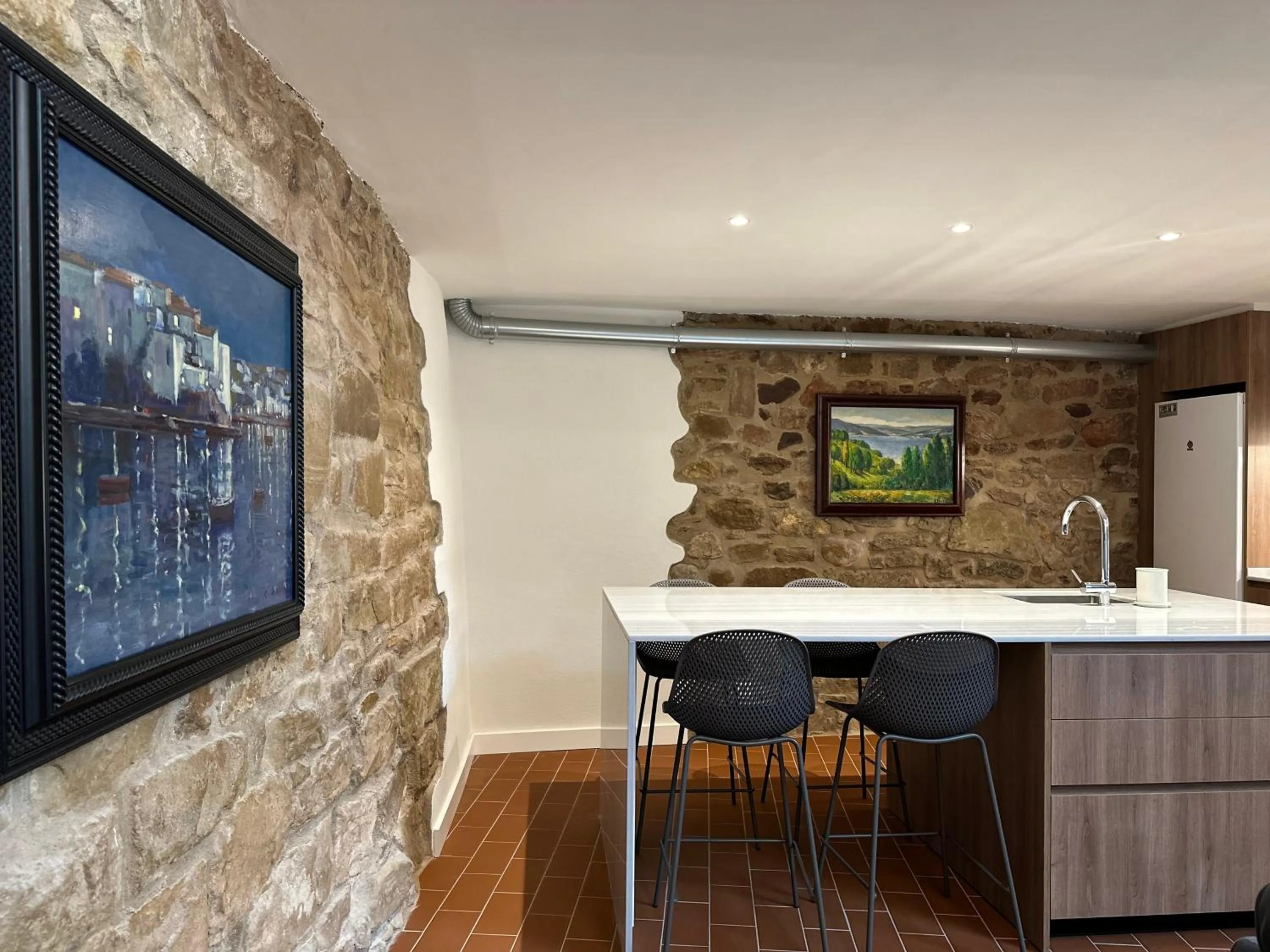Kitchen or kitchenette in Encís d'Empordà -Adults Only-