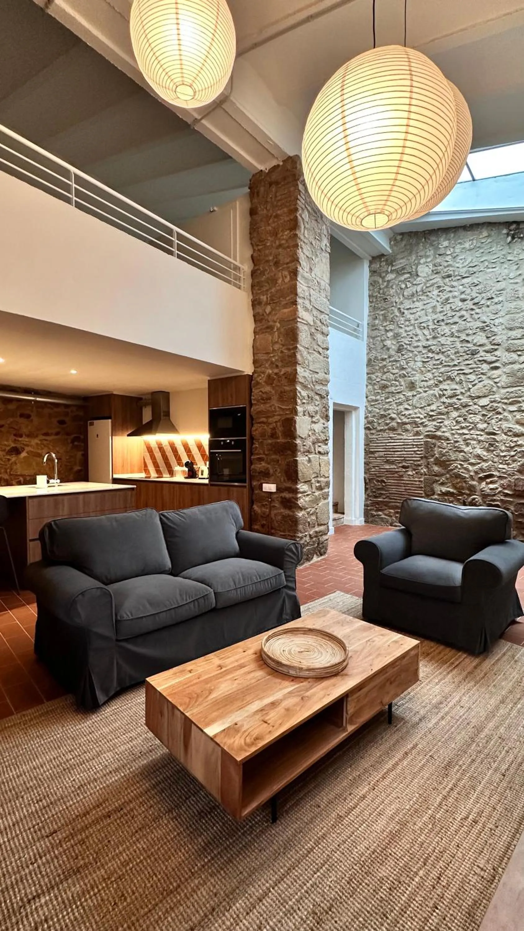 Living room in Encís d'Empordà -Adults Only-